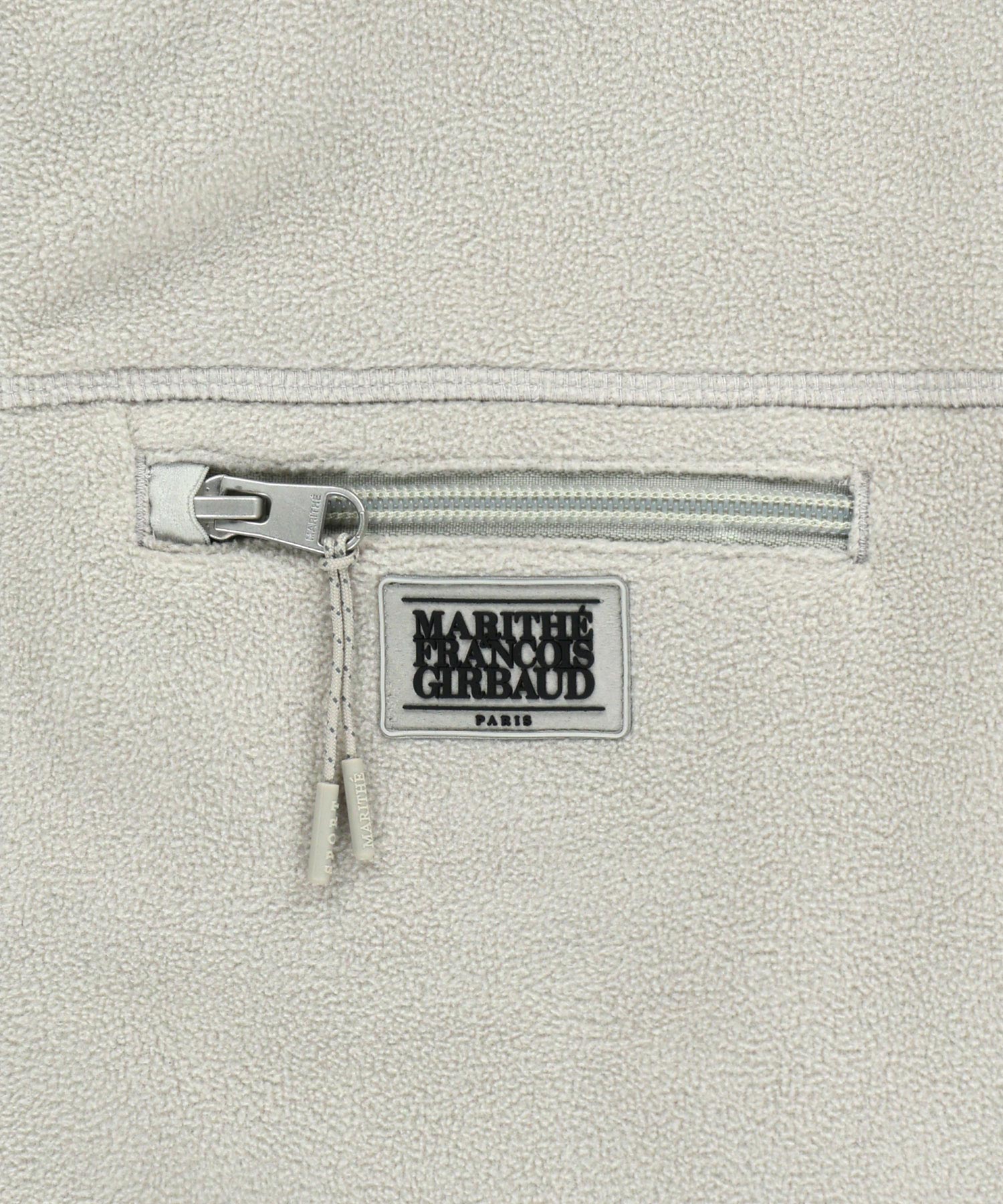 Marithe & Francois Girbaud - Marithe Sport Fleece Hood Zip-up Jacket (Light Gray) product image 10 | TRAB K-Fashion Australia