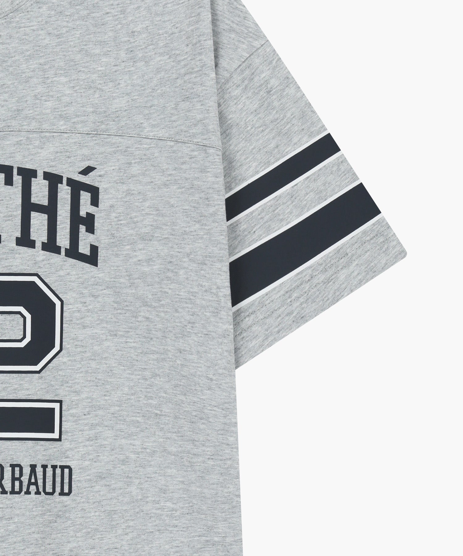 Marithe & Francois Girbaud - Aerocool Football Oversized Tee (Heather Gray) product image 10 | TRAB K-Fashion Australia