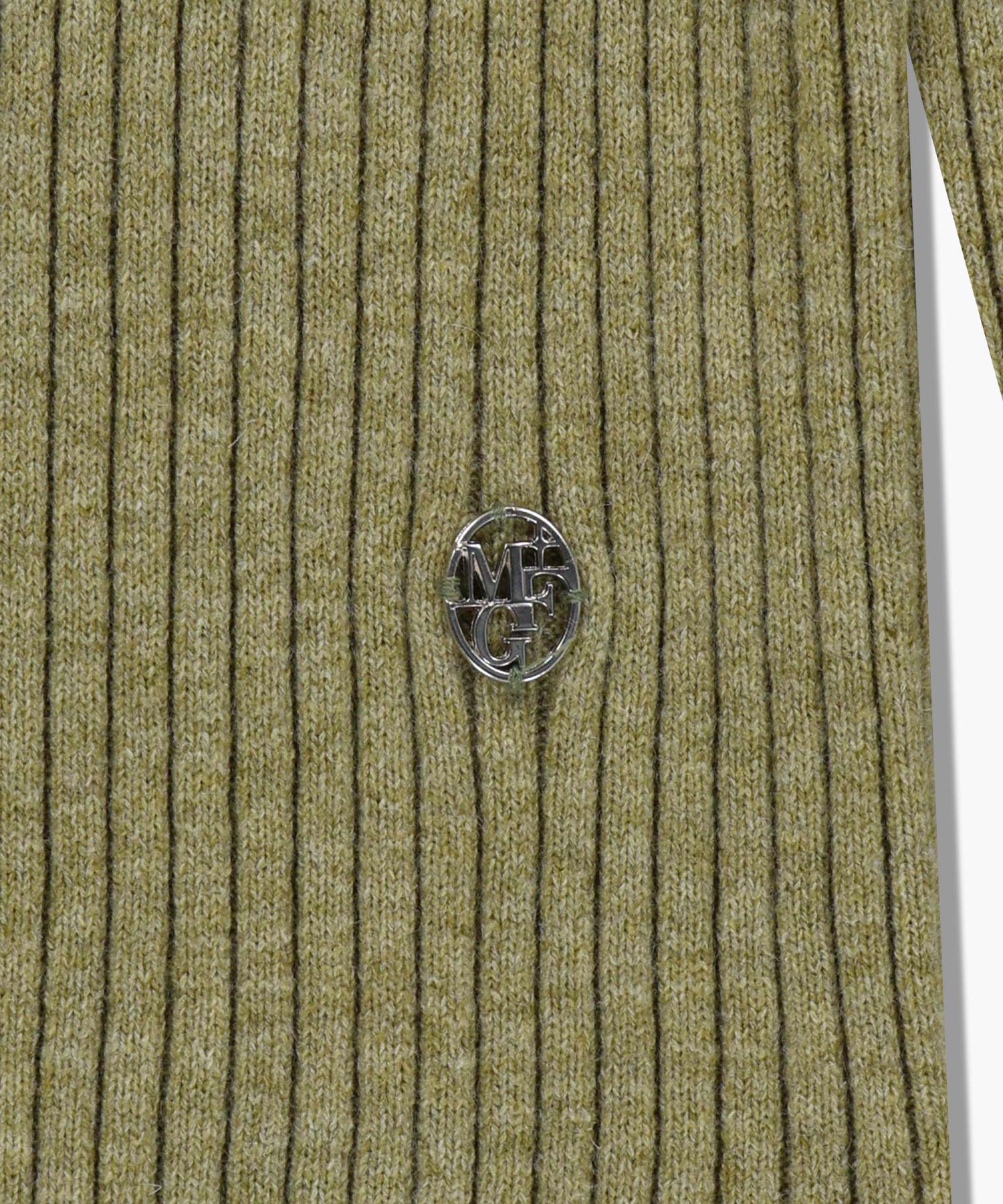 Marithe & Francois Girbaud - Balaclava Hoodie Slim Knit (Light Olive) product image 10 | TRAB K-Fashion Australia
