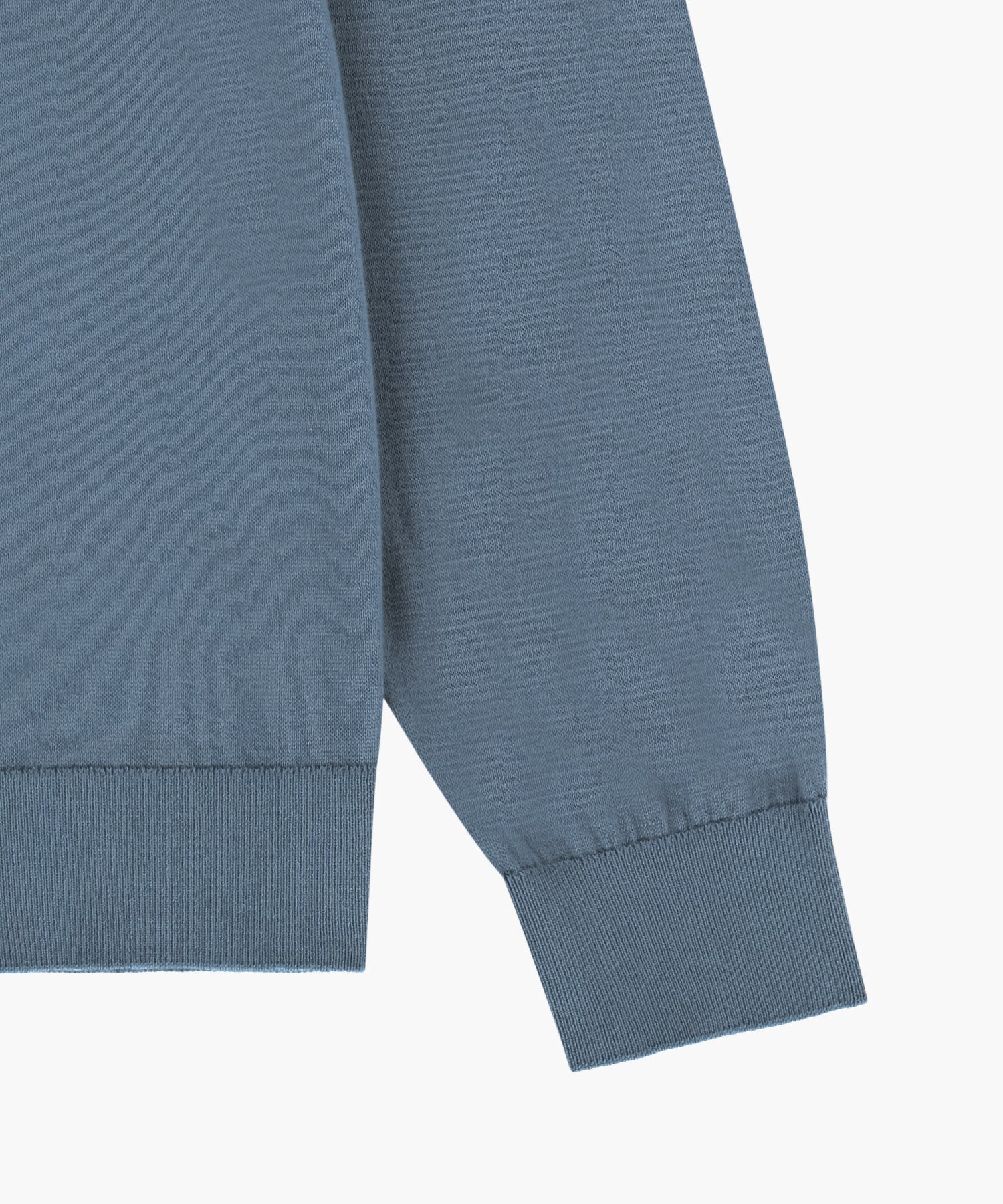 Marithe & Francois Girbaud - Small Classic Logo V-neck Knit Cardigan (Vintage Blue) product image 10 | TRAB K-Fashion Australia