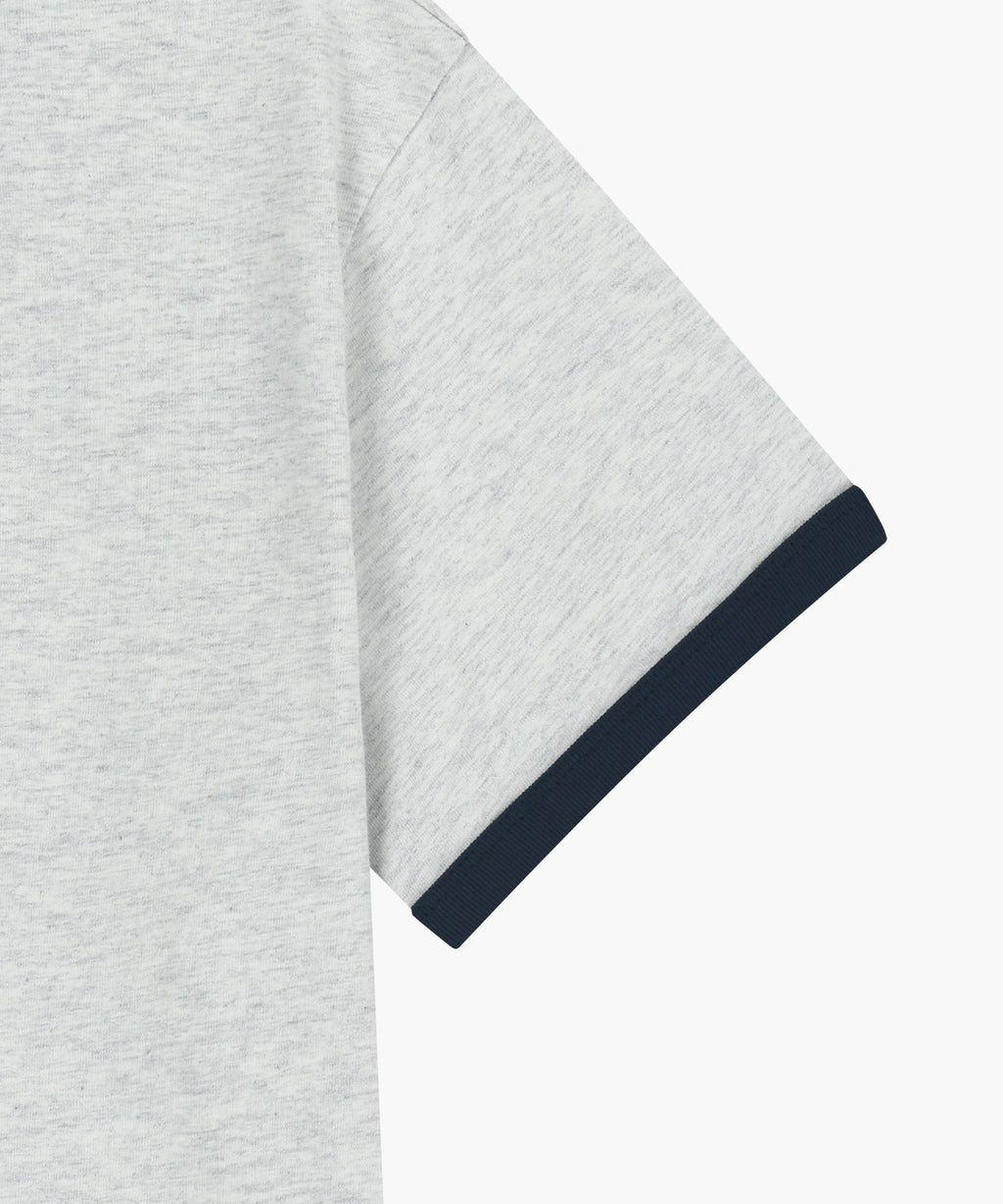 Marithe & Francois Girbaud - Mickey_french Ringer Tee (Light Heather Gray) product image 10 | TRAB K-Fashion Australia
