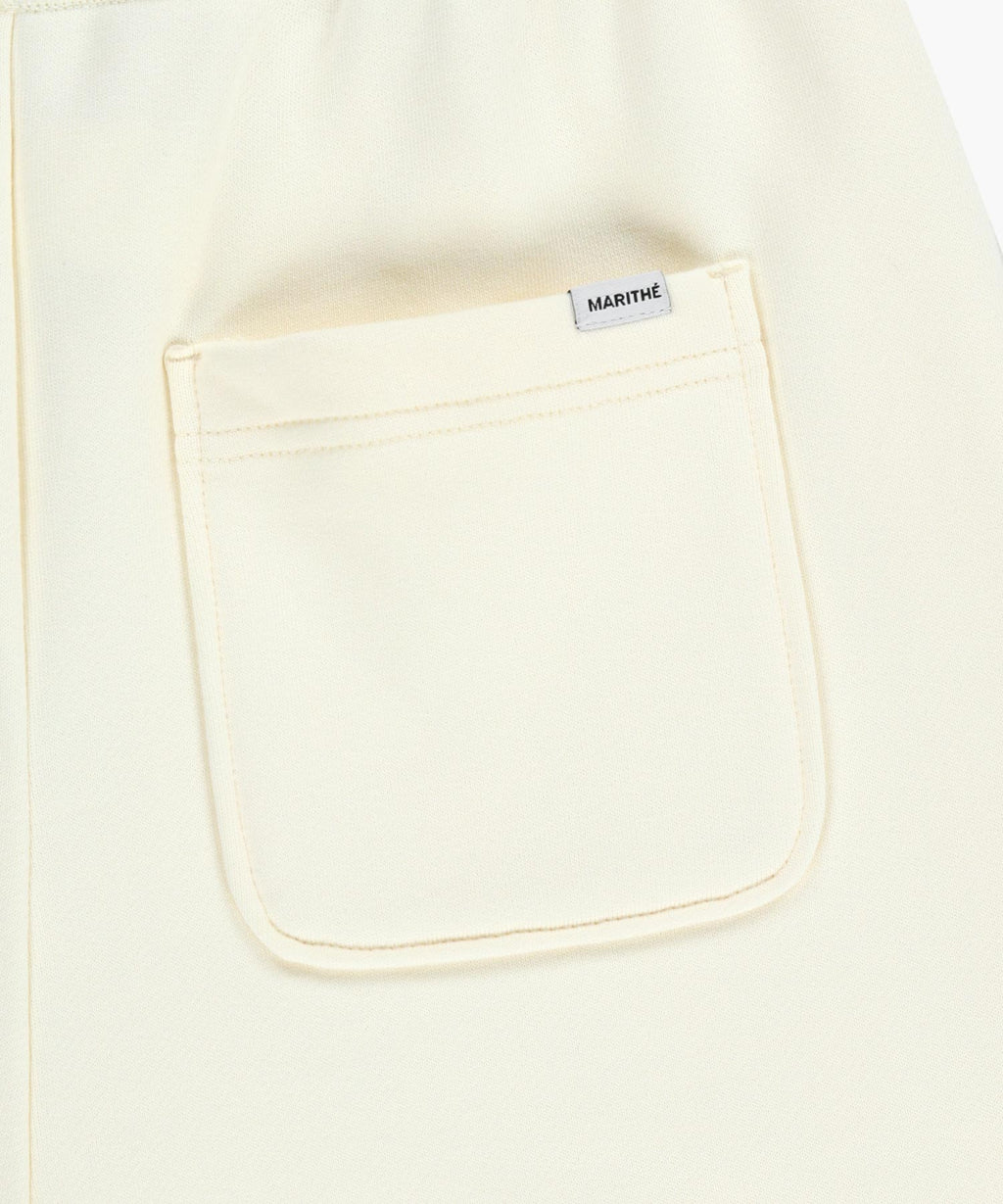 Marithe & Francois Girbaud - Regular Logo Sweat Shorts (Ivory) product image 10 | TRAB K-Fashion Australia