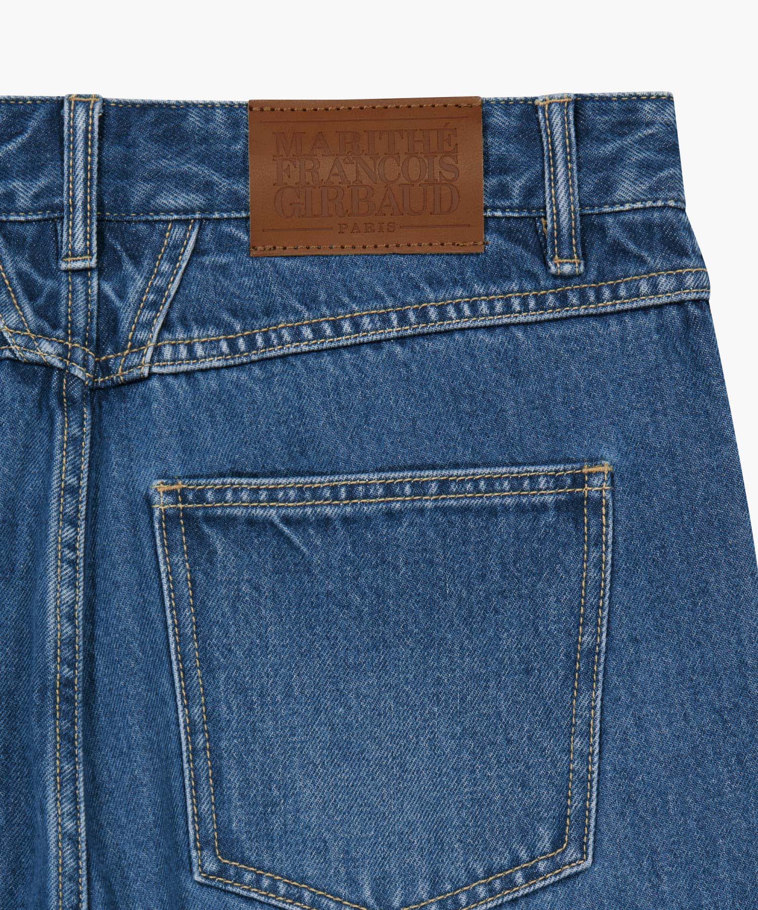 Marithe & Francois Girbaud - New M Slim Straight Denim Pants (Blue) product image 10 | TRAB K-Fashion Australia