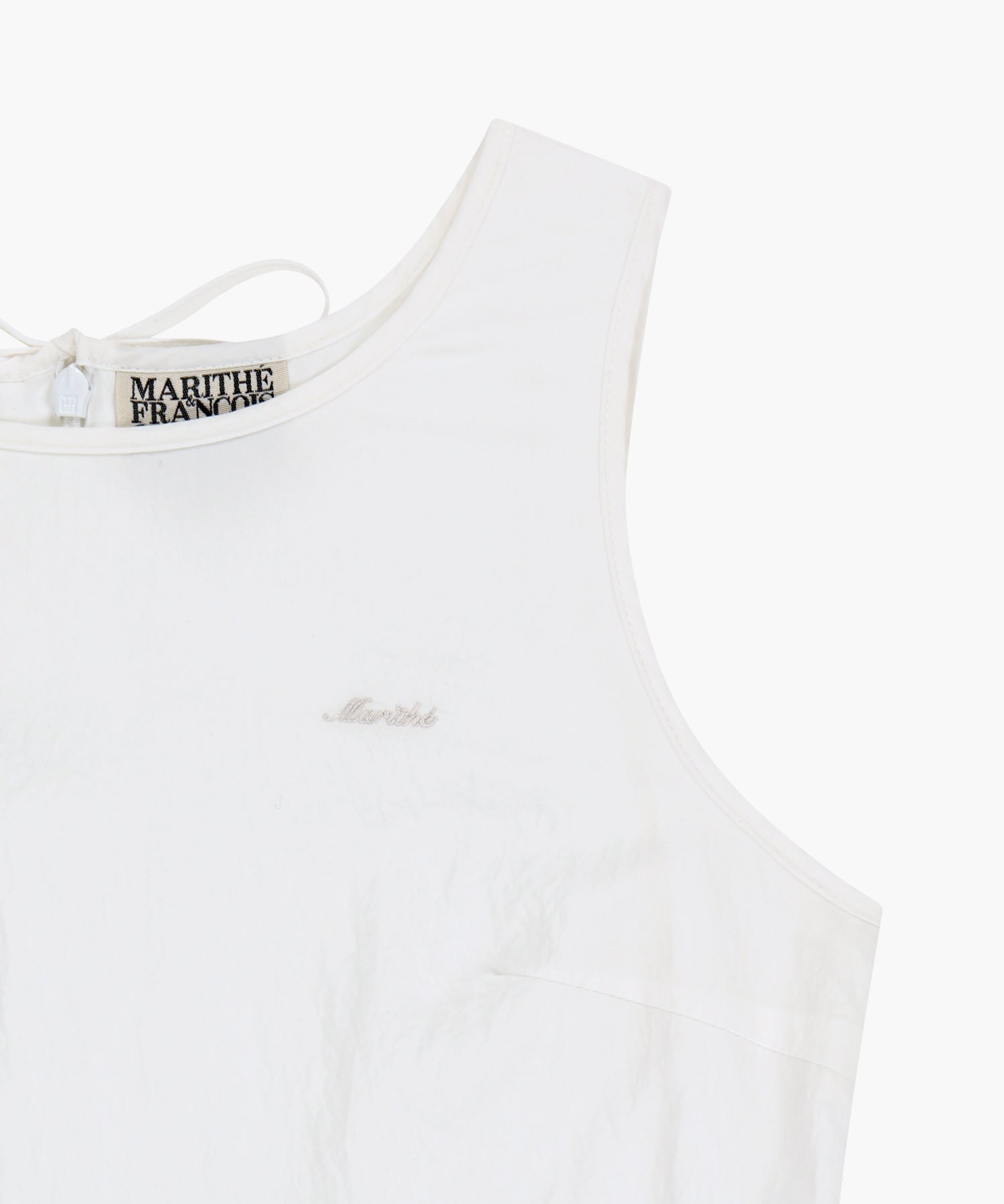 Marithe & Francois Girbaud - Soft Sleeveless Long Dress (White) product image 10 | TRAB K-Fashion Australia