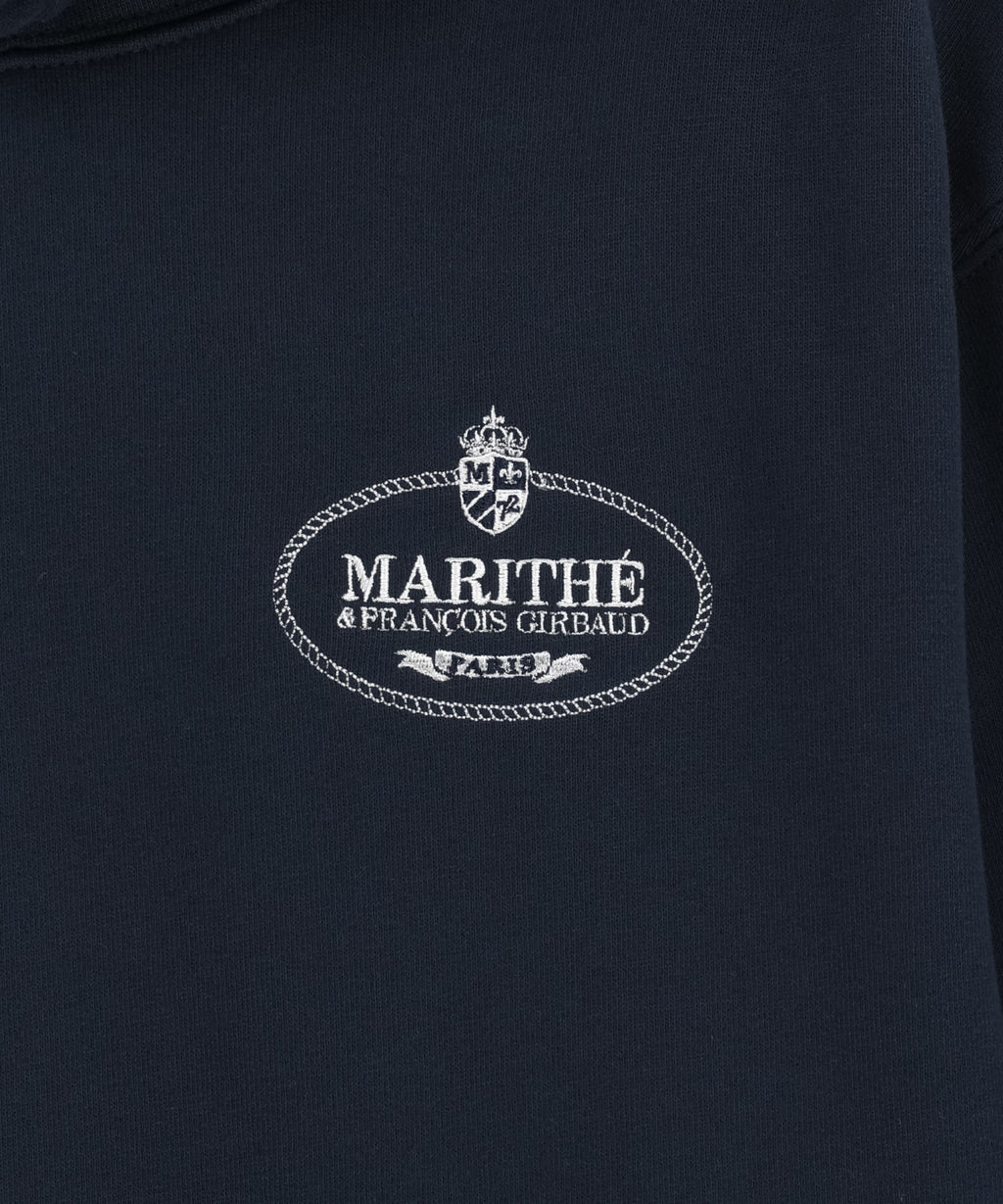 Marithe & Francois Girbaud - Crown Crest Symbol Hoodie (brushed) (Navy) product image 10 | TRAB K-Fashion Australia