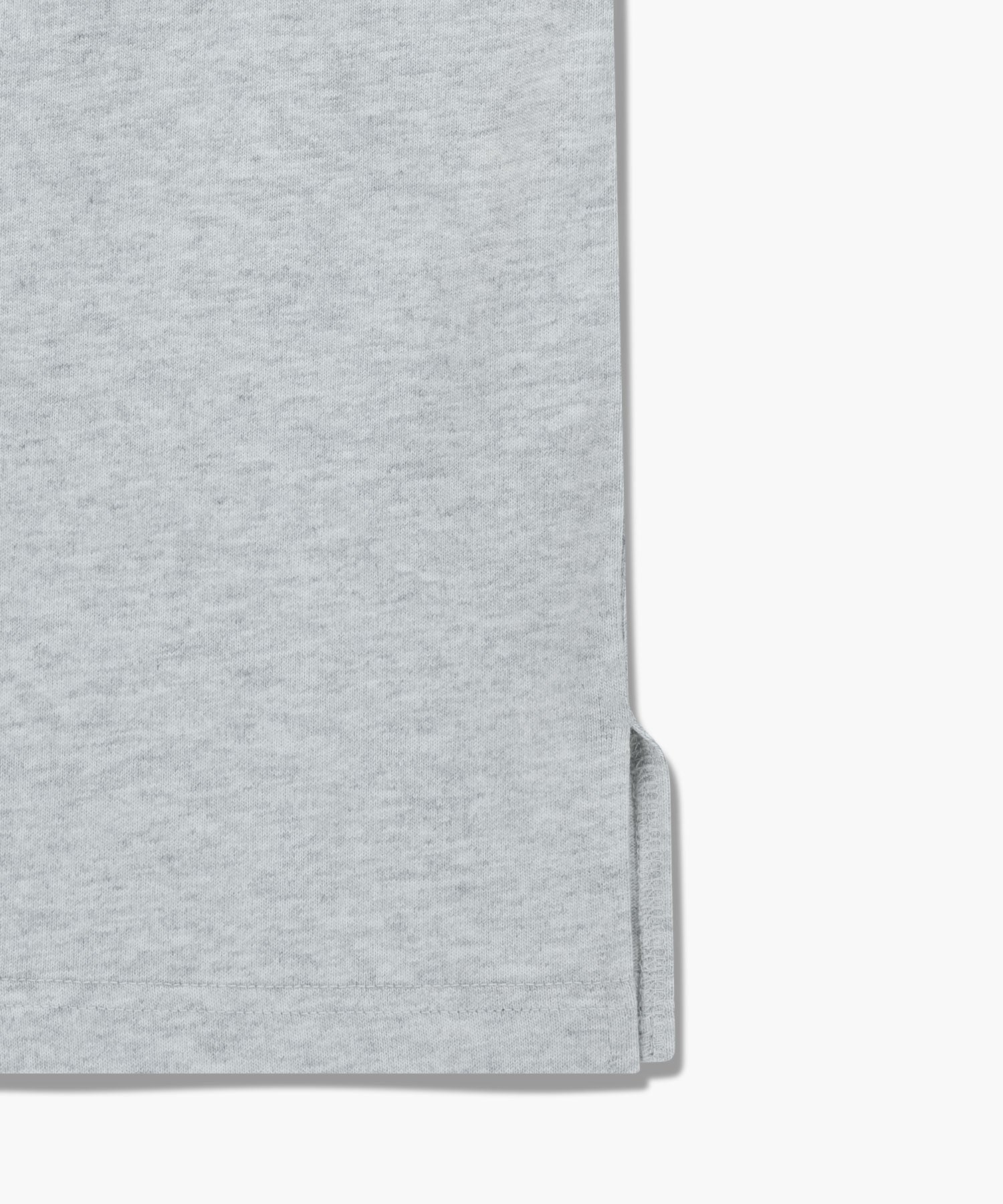 Marithe & Francois Girbaud - Crest Logo Jersey Polo Long Sleeve (Light Heather Gray) product image 10 | TRAB K-Fashion Australia
