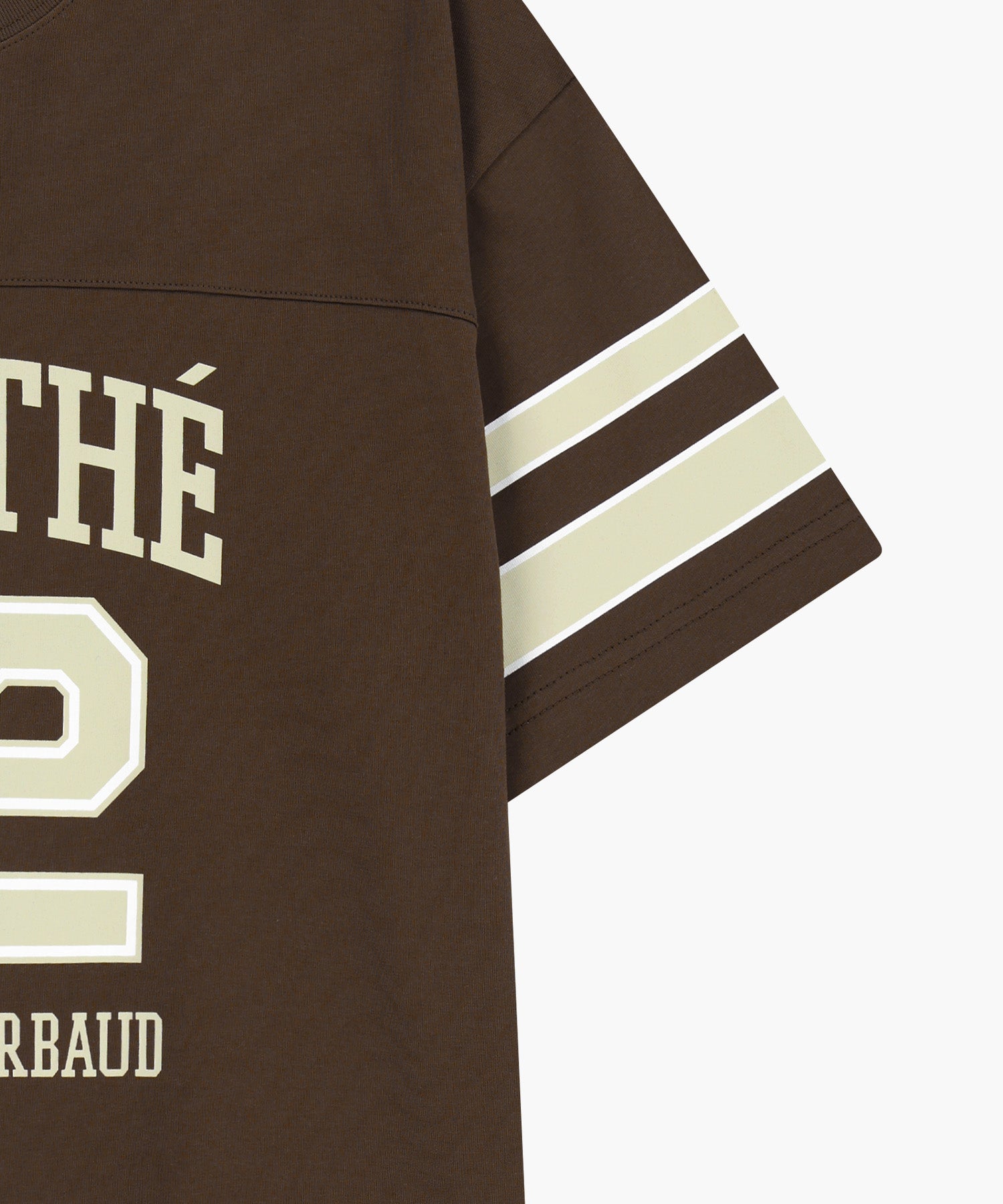 Marithe & Francois Girbaud - Aerocool Football Oversized Tee (Brown) product image 10 | TRAB K-Fashion Australia