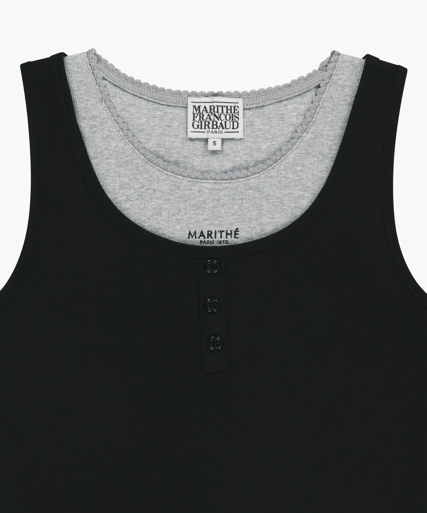 Marithe & Francois Girbaud - Layered Sleeveless (Black) product image 10 | TRAB K-Fashion Australia