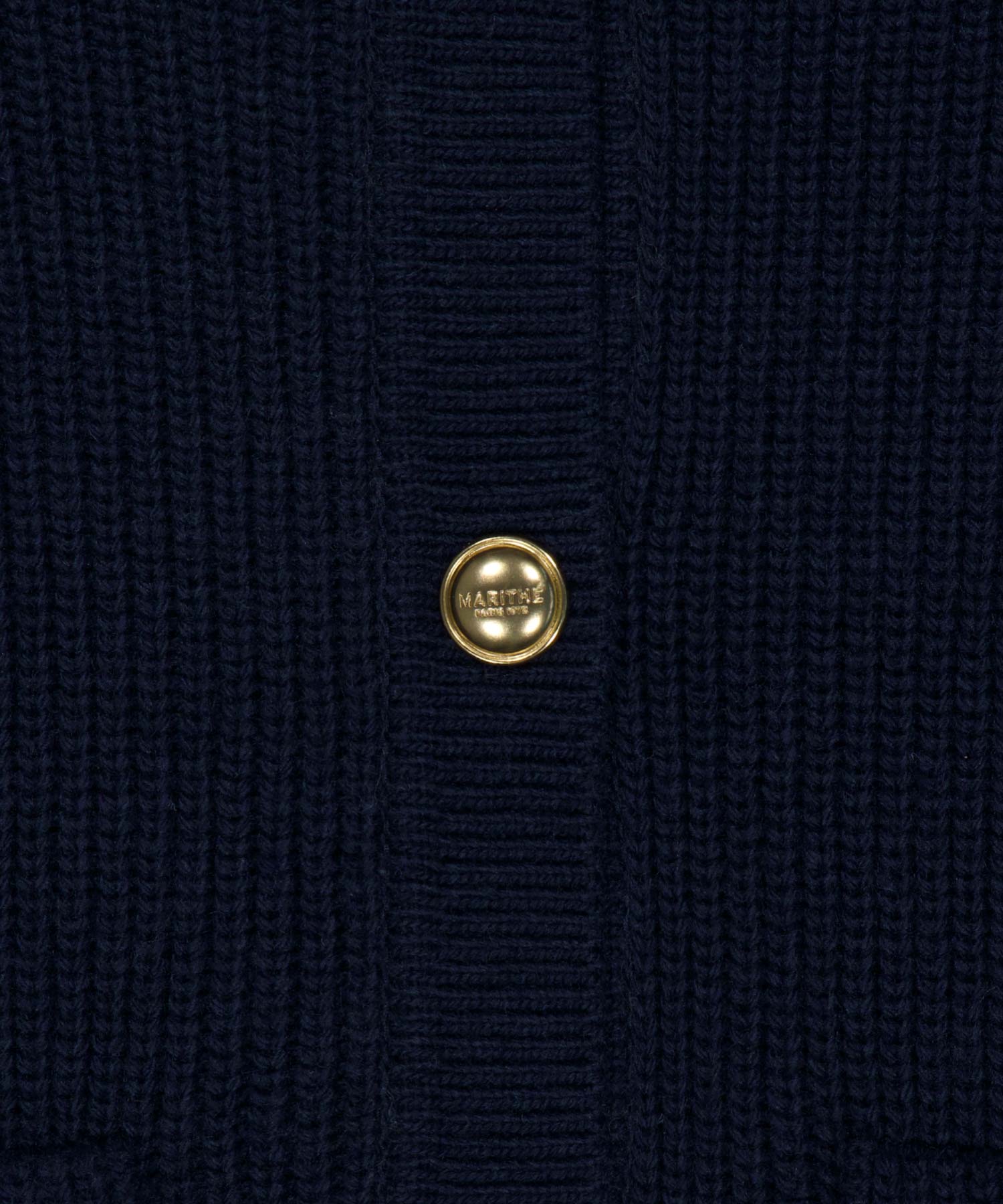 Marithe & Francois Girbaud - Sailor Rib Knit Cardigan (Navy) product image 10 | TRAB K-Fashion Australia