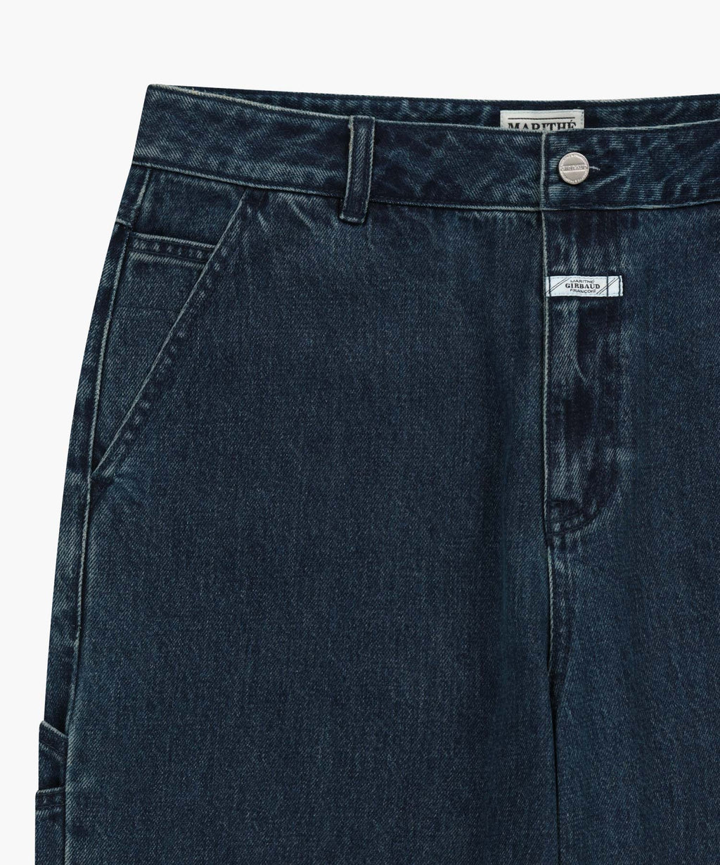 Marithe & Francois Girbaud - Double Knee Carpenter Denim Pants (Dark Blue) product image 10 | TRAB K-Fashion Australia