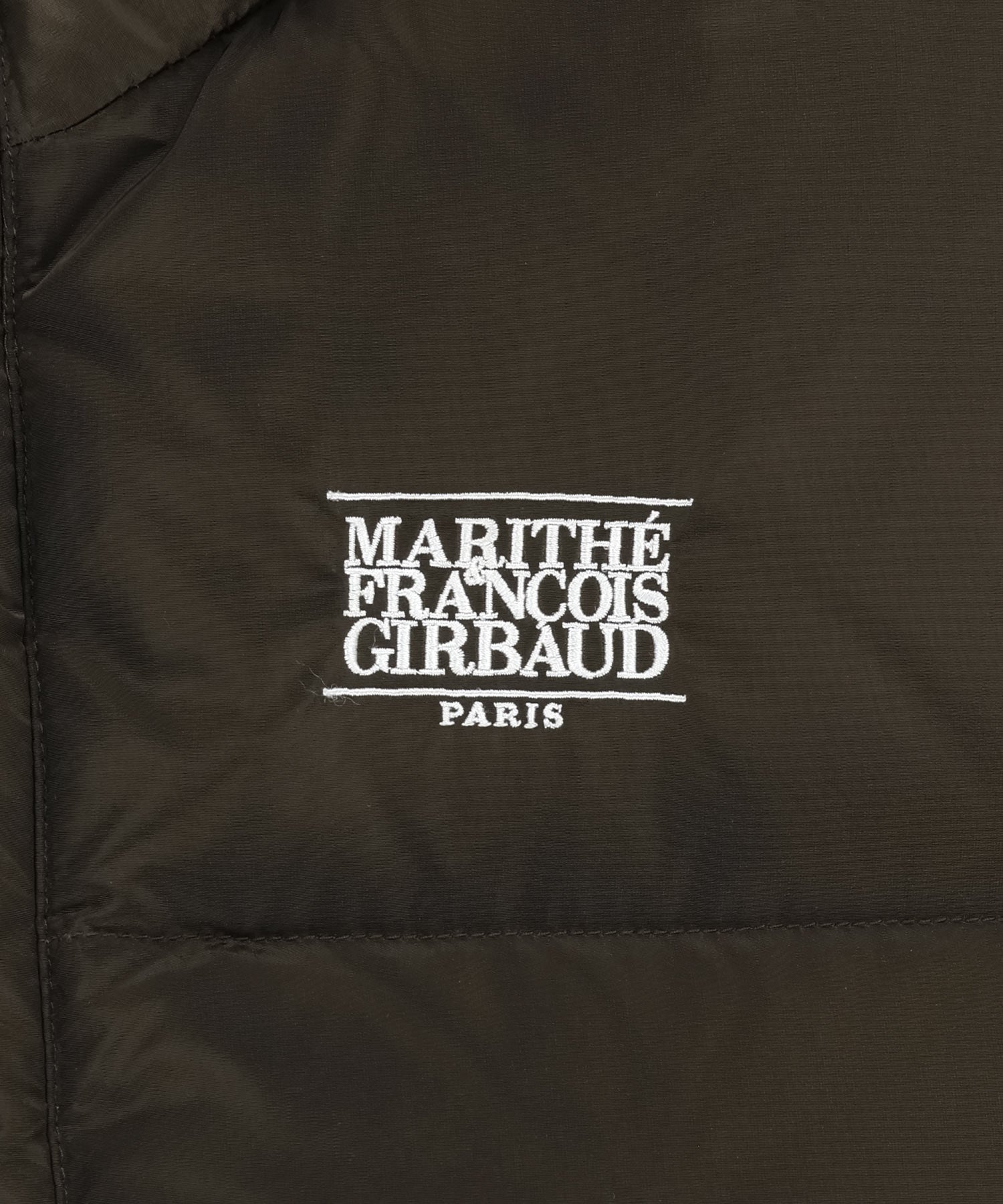 Marithe & Francois Girbaud - Classic Logo Down Vest (Dark Brown) product image 10 | TRAB K-Fashion Australia