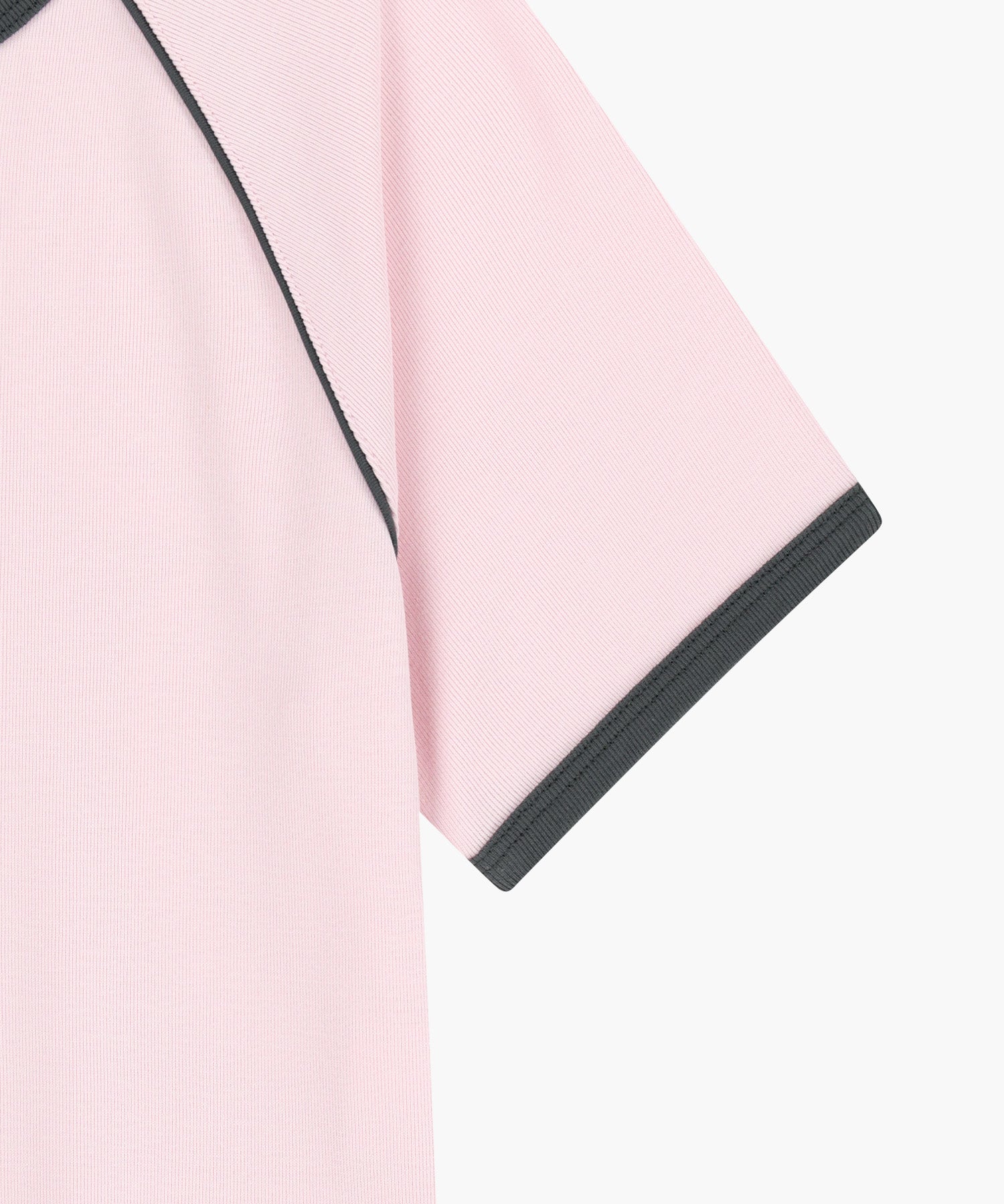 Marithe & Francois Girbaud - Aerocool Small Classic Logo Ringer Slim Crop Tee (Pink) product image 10 | TRAB K-Fashion Australia