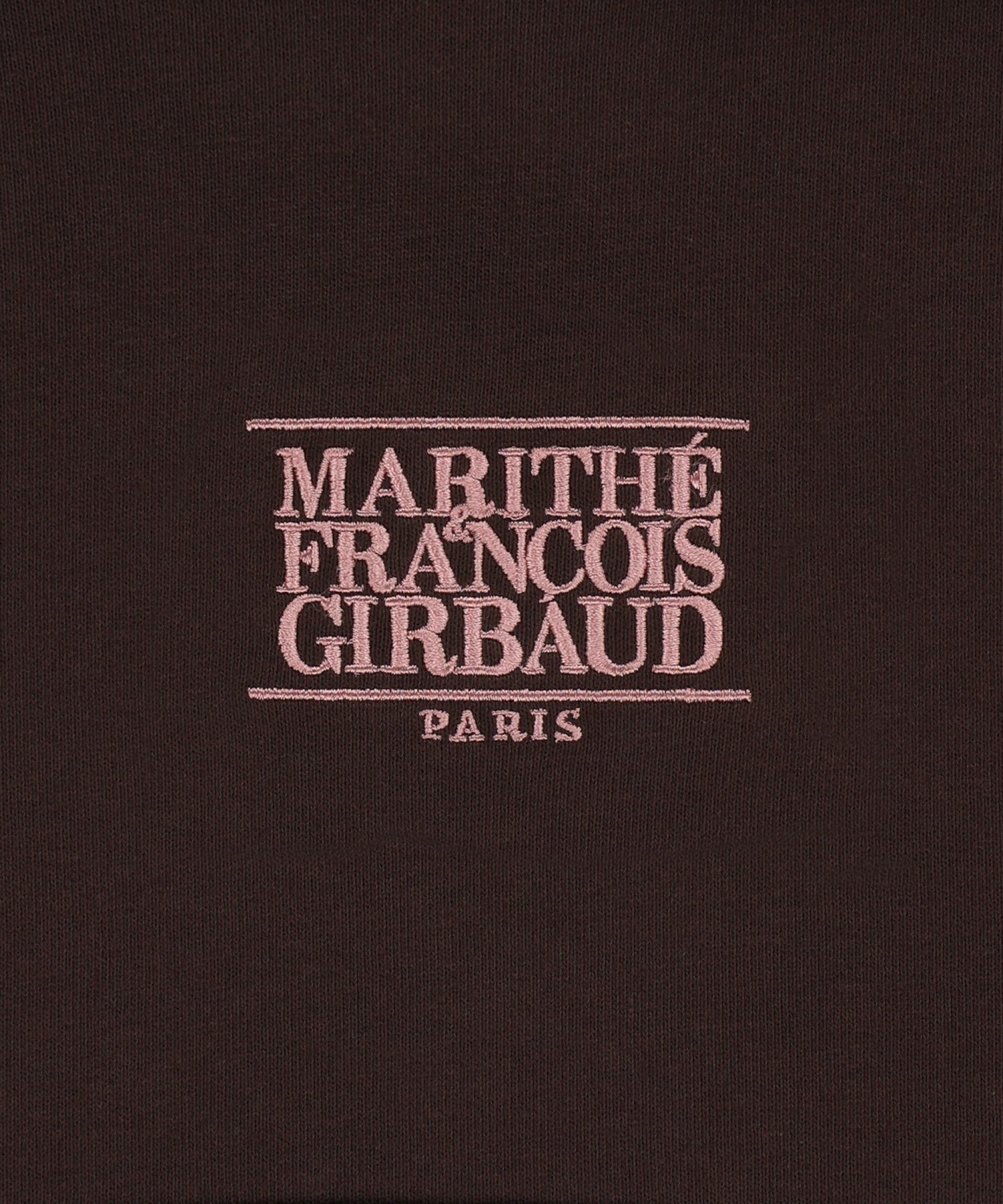 Marithe & Francois Girbaud - Small Classic Logo Crop Hoodie (Brown) product image 10 | TRAB K-Fashion Australia