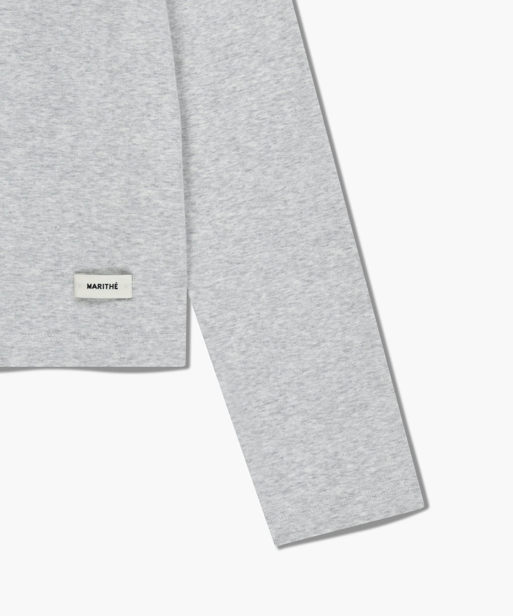 Marithe & Francois Girbaud - Basic Long Sleeve (Light Heather Gray) product image 10 | TRAB K-Fashion Australia