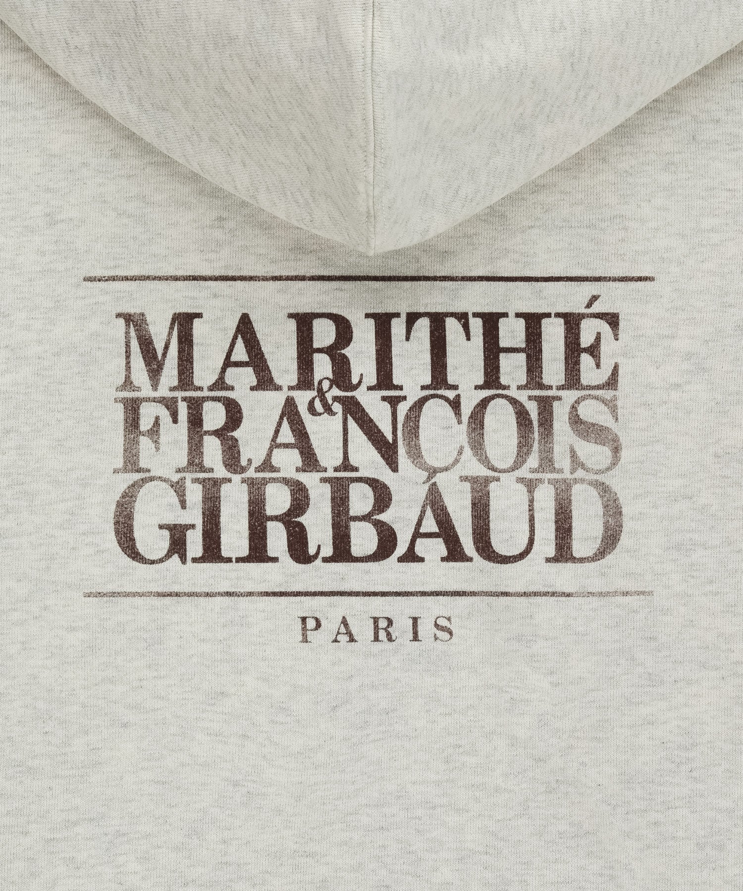 Marithe & Francois Girbaud - Classic Logo Hoodie Zipup (Oatmeal) product image 10 | TRAB K-Fashion Australia