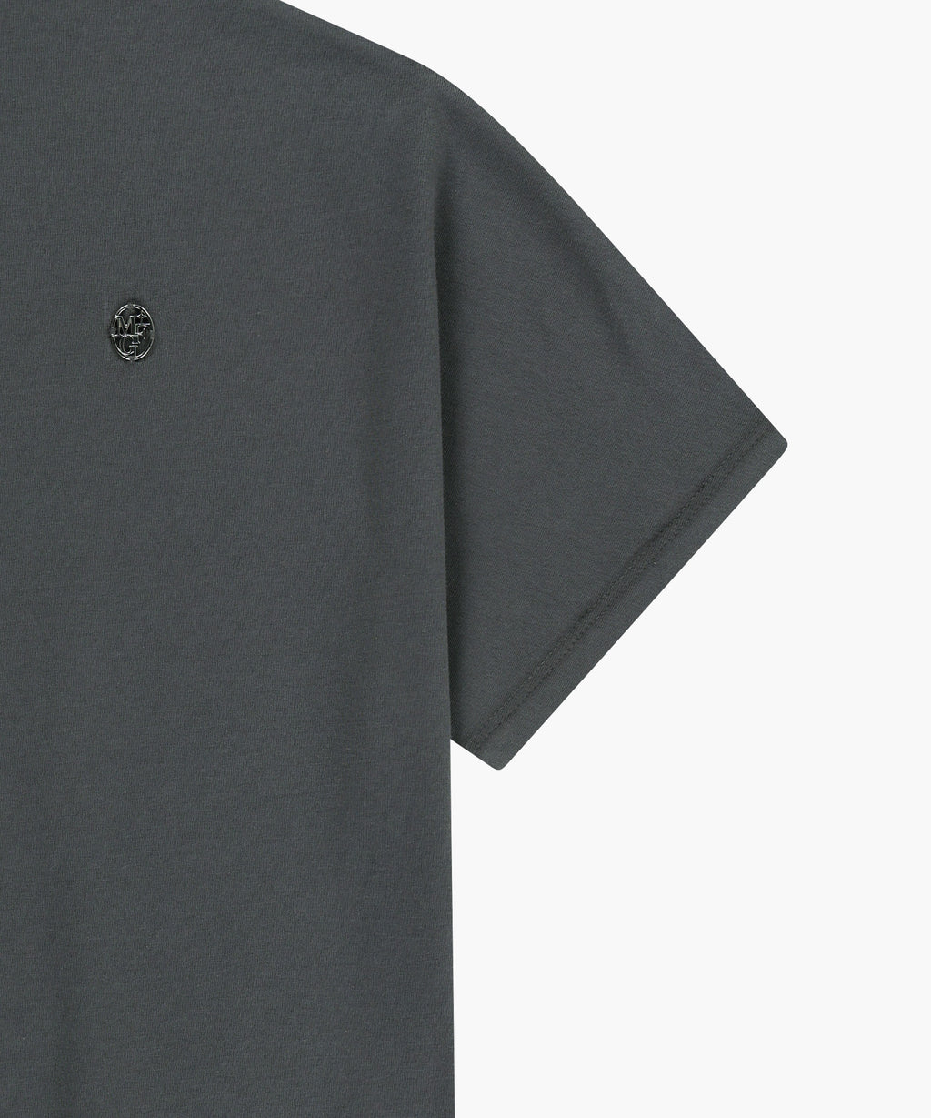Marithe & Francois Girbaud - Half Neck Tee (Charcoal) product image 10 | TRAB K-Fashion Australia
