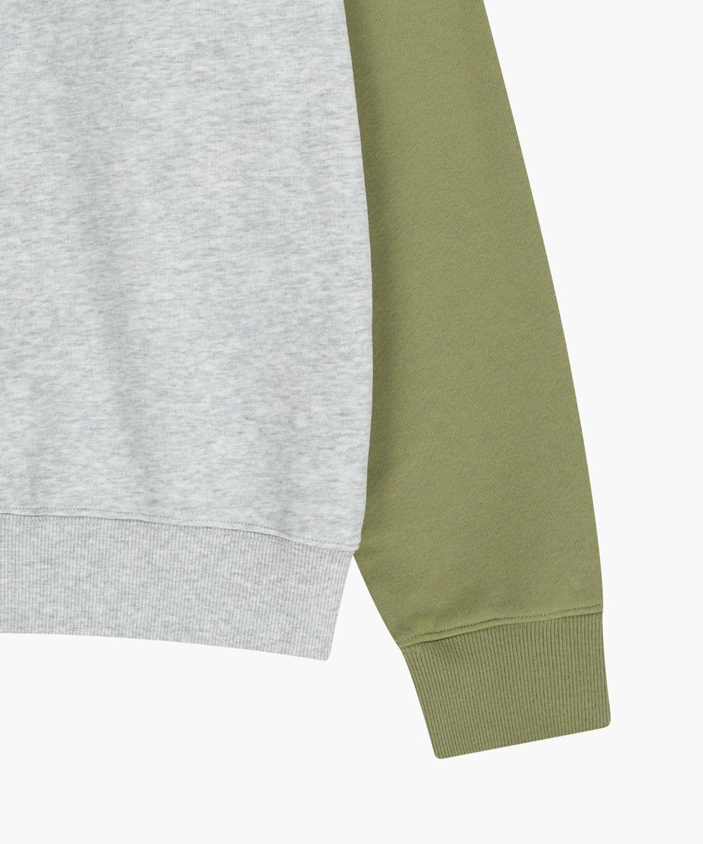 Marithe & Francois Girbaud - Small Classic Logo Color Block Sweatshirt (Khaki) product image 10 | TRAB K-Fashion Australia