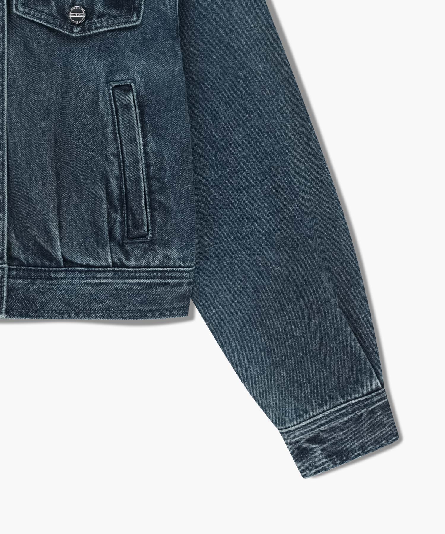 Marithe & Francois Girbaud - Denim Tuck Detail Jacket (Light Blue) product image 10 | TRAB K-Fashion Australia