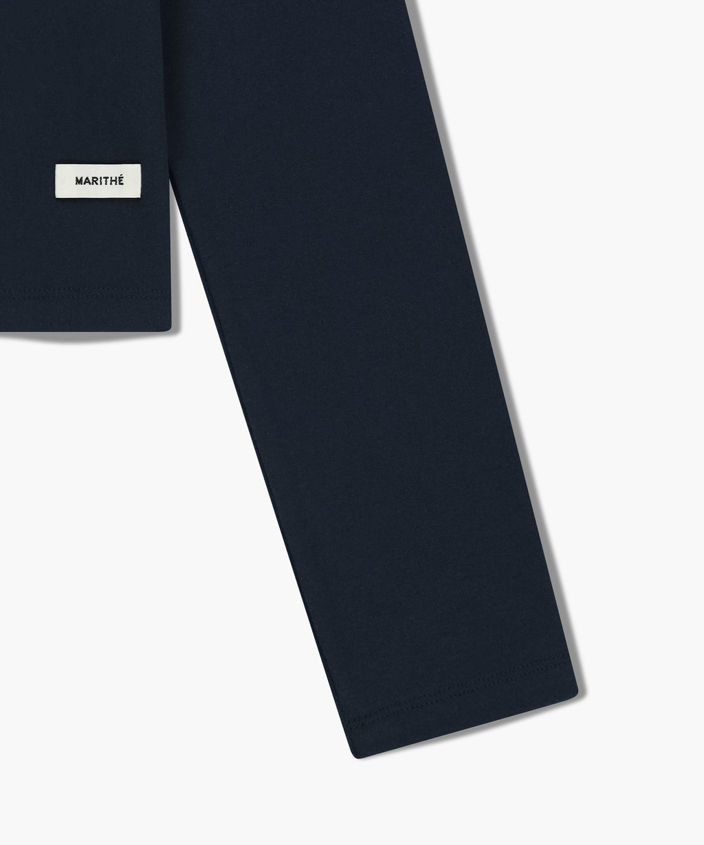 Marithe & Francois Girbaud - Basic Cotton Cardigan (Navy) product image 10 | TRAB K-Fashion Australia