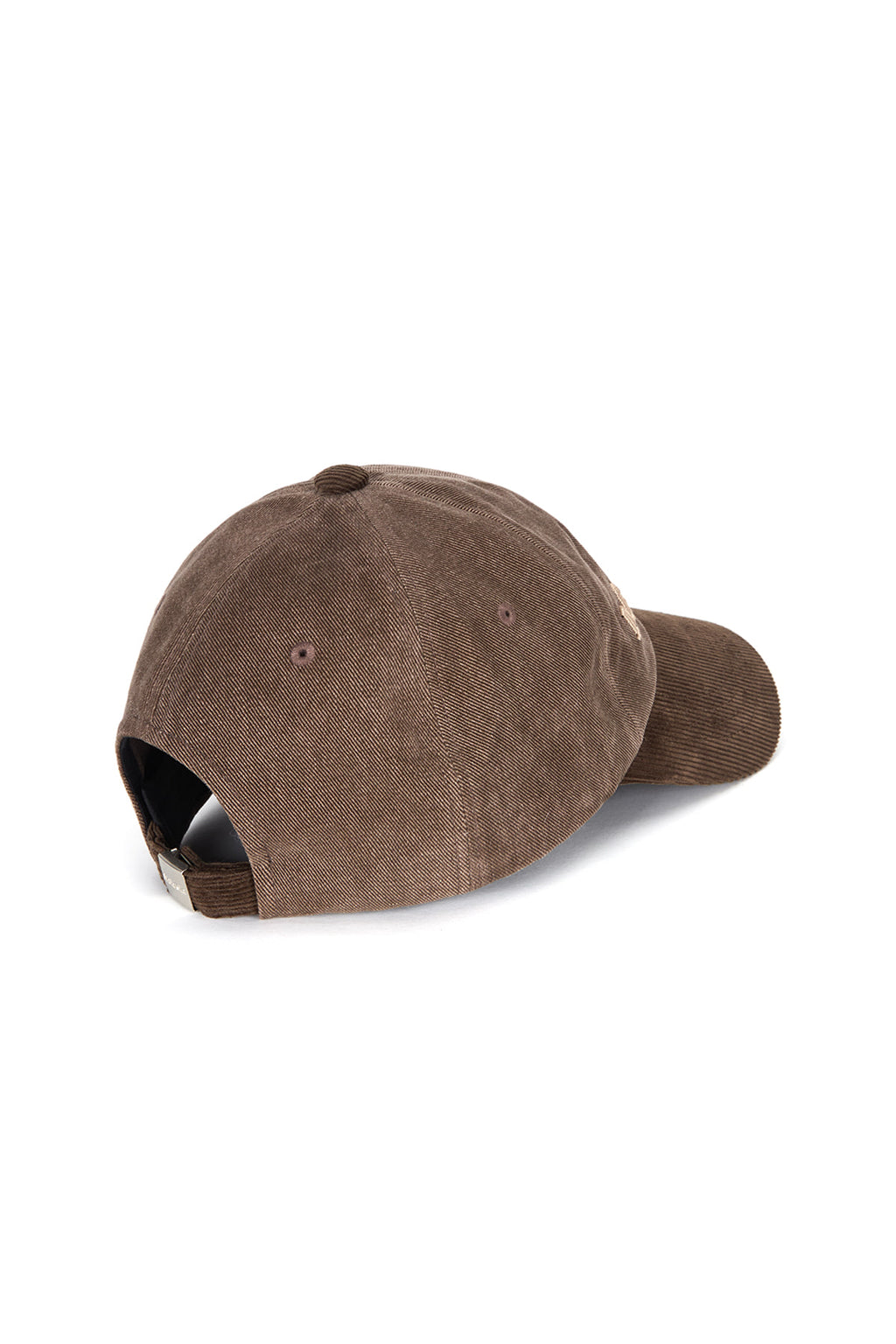 Matin Kim - Matin Classic Logo Corduroy Brim Ball Cap (Brown) product image 3 | TRAB K-Fashion Australia