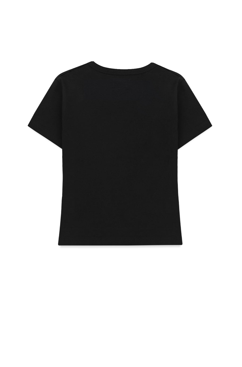 Matin Kim - Ghost Artwork Crop Top (Strong Black) product image 3 | TRAB K-Fashion Australia
