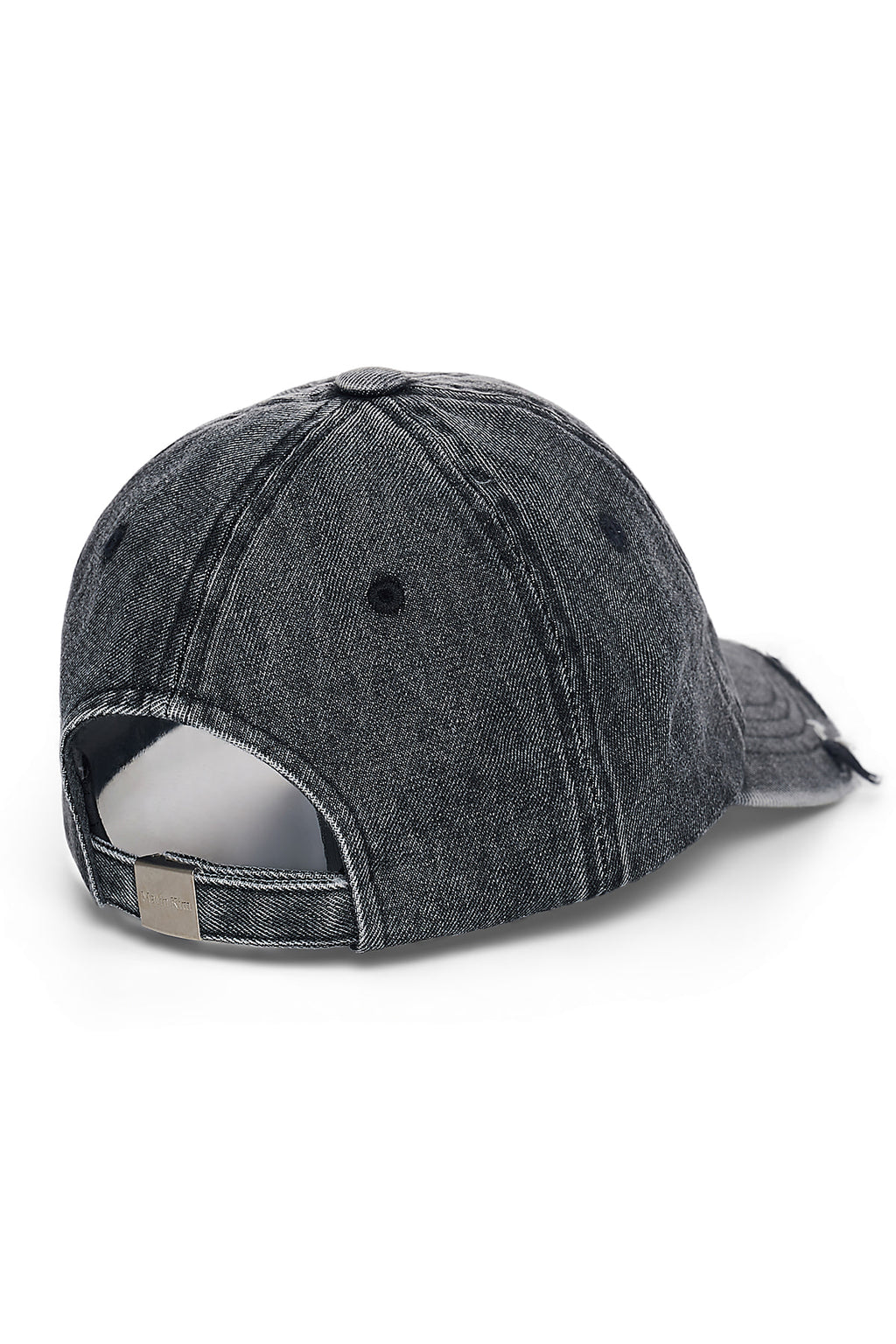 Matin Kim - [Pre-Order – Ships September 30] Vintage Distressed Denim Ball Cap (Black) product image 4 | TRAB K-Fashion Australia