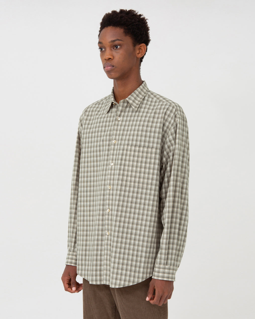 Brownyard - Steady Shirt (Beige Check) product image 4 | TRAB K-Fashion Australia