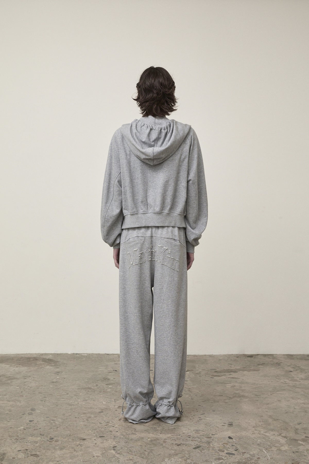 Matin Kim - String Detail Sweatpants (Grey) product image 8 | TRAB K-Fashion Australia