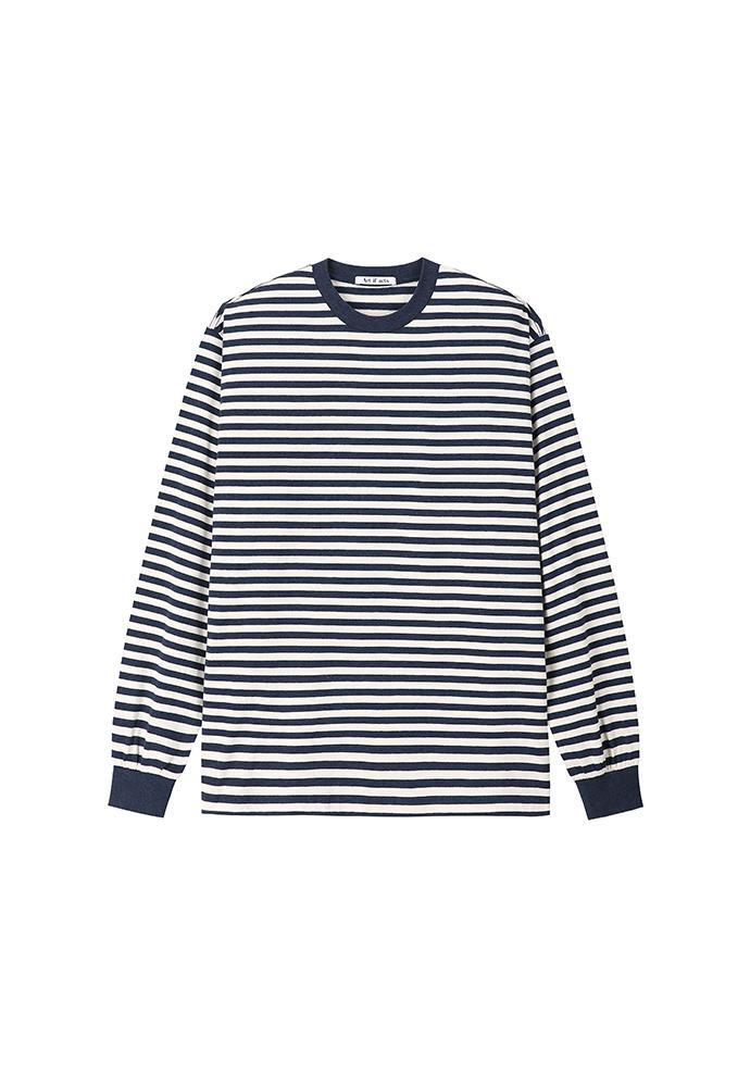 Art if acts - French Stripe Long Sleeve (Navy) product image 6 | TRAB K-Fashion Australia