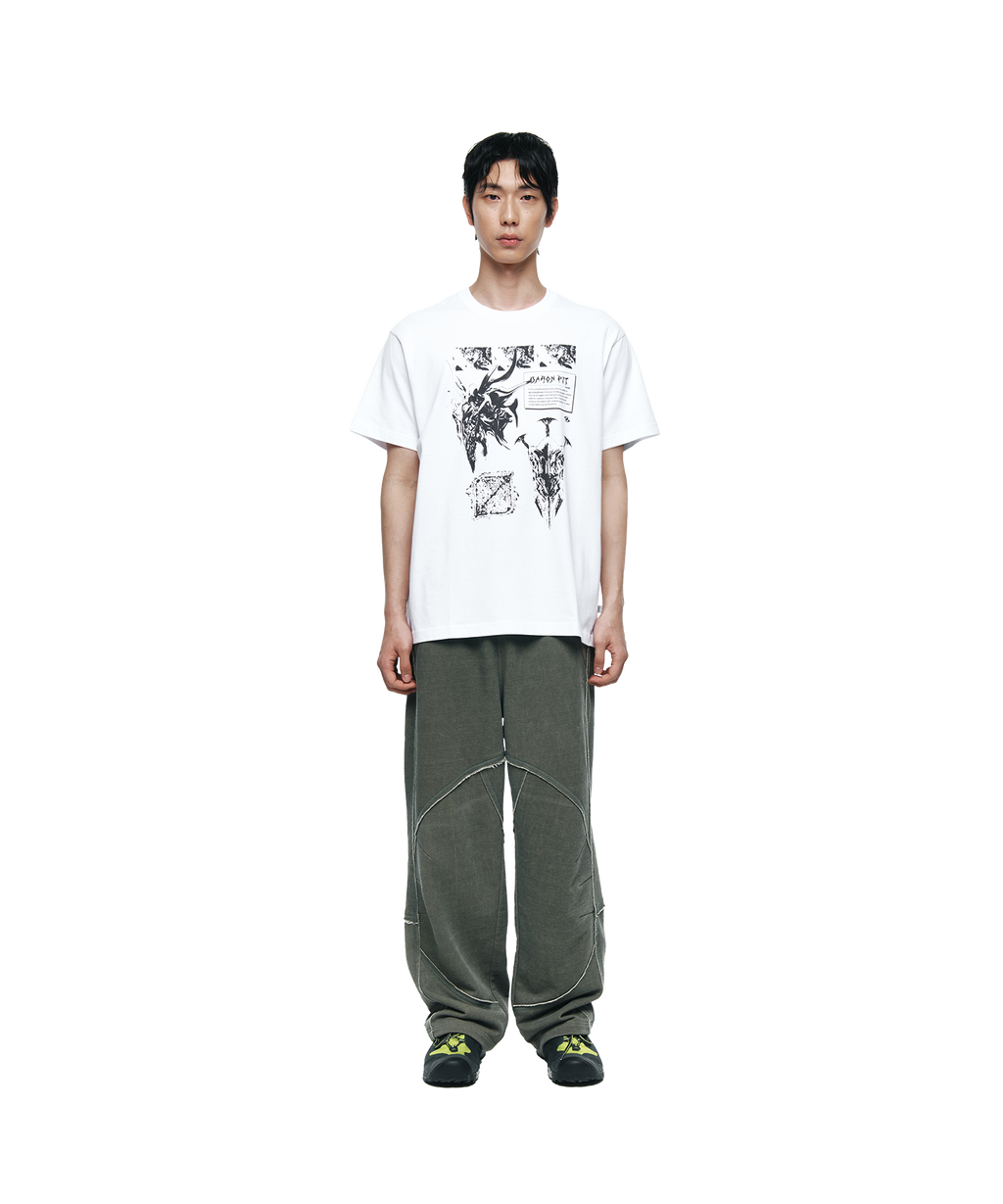 San San Gear - Baron Pit T-Shirt (White) product image 1 | TRAB K-Fashion Australia