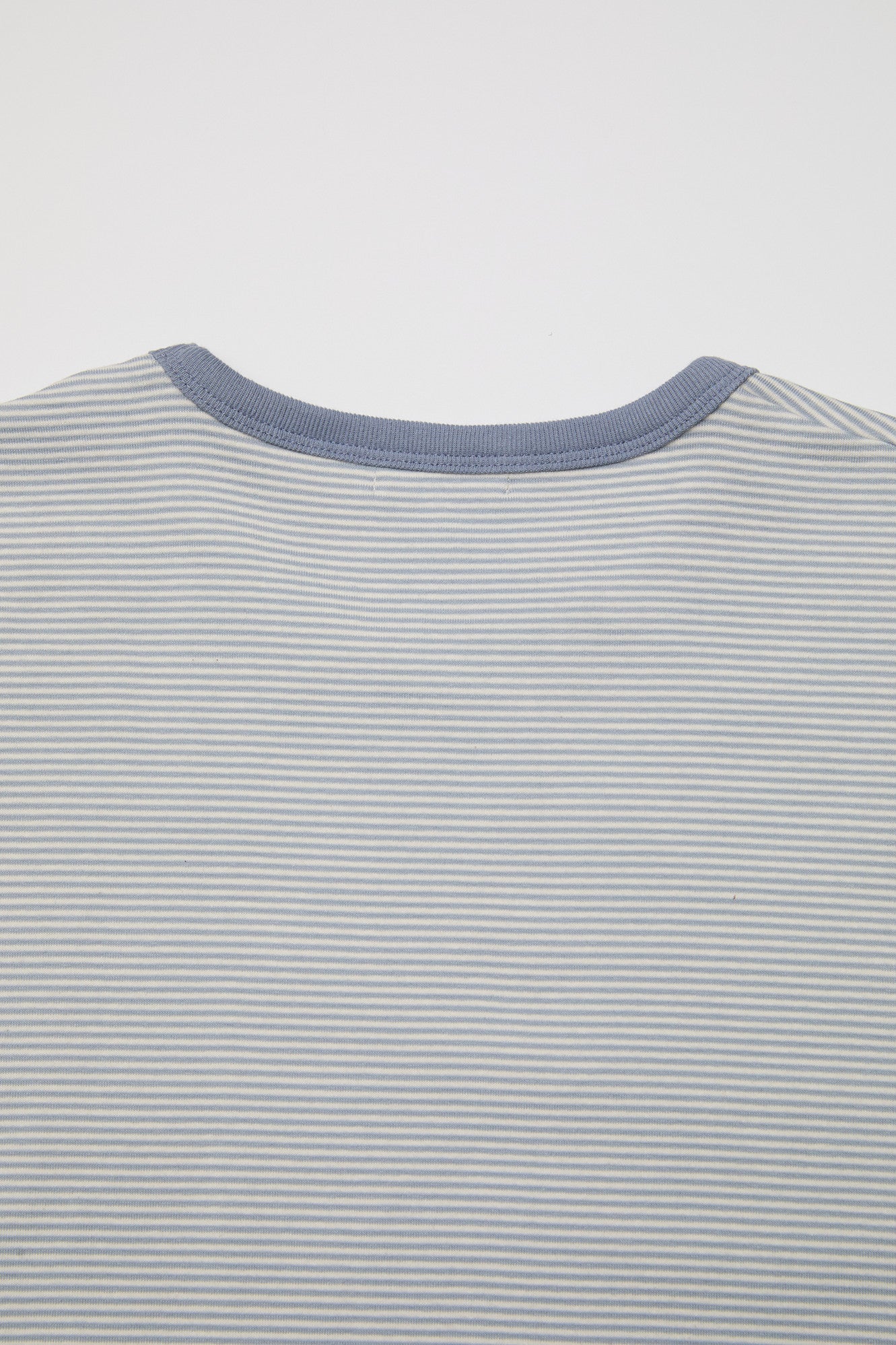 Coor - Stripe Ringer T-Shirt (Light Blue) product image 6 | TRAB K-Fashion Australia