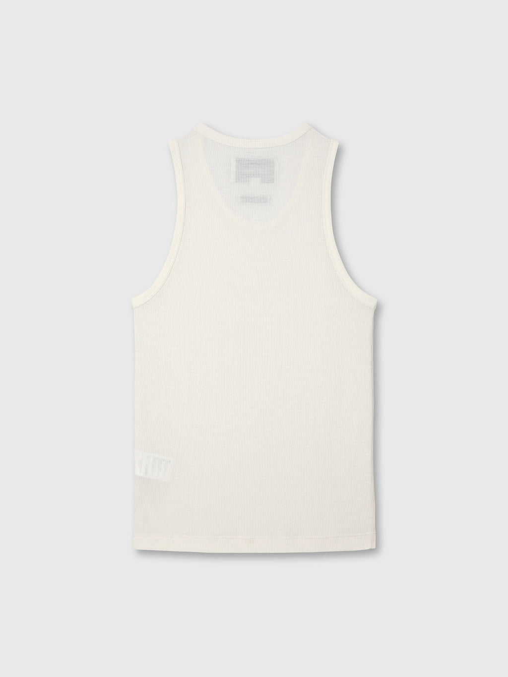 Tonywack - Super Fine Wool Ribbed Sleeveless (Japanese Fabric) (Ecru) product image 8 | TRAB K-Fashion Australia