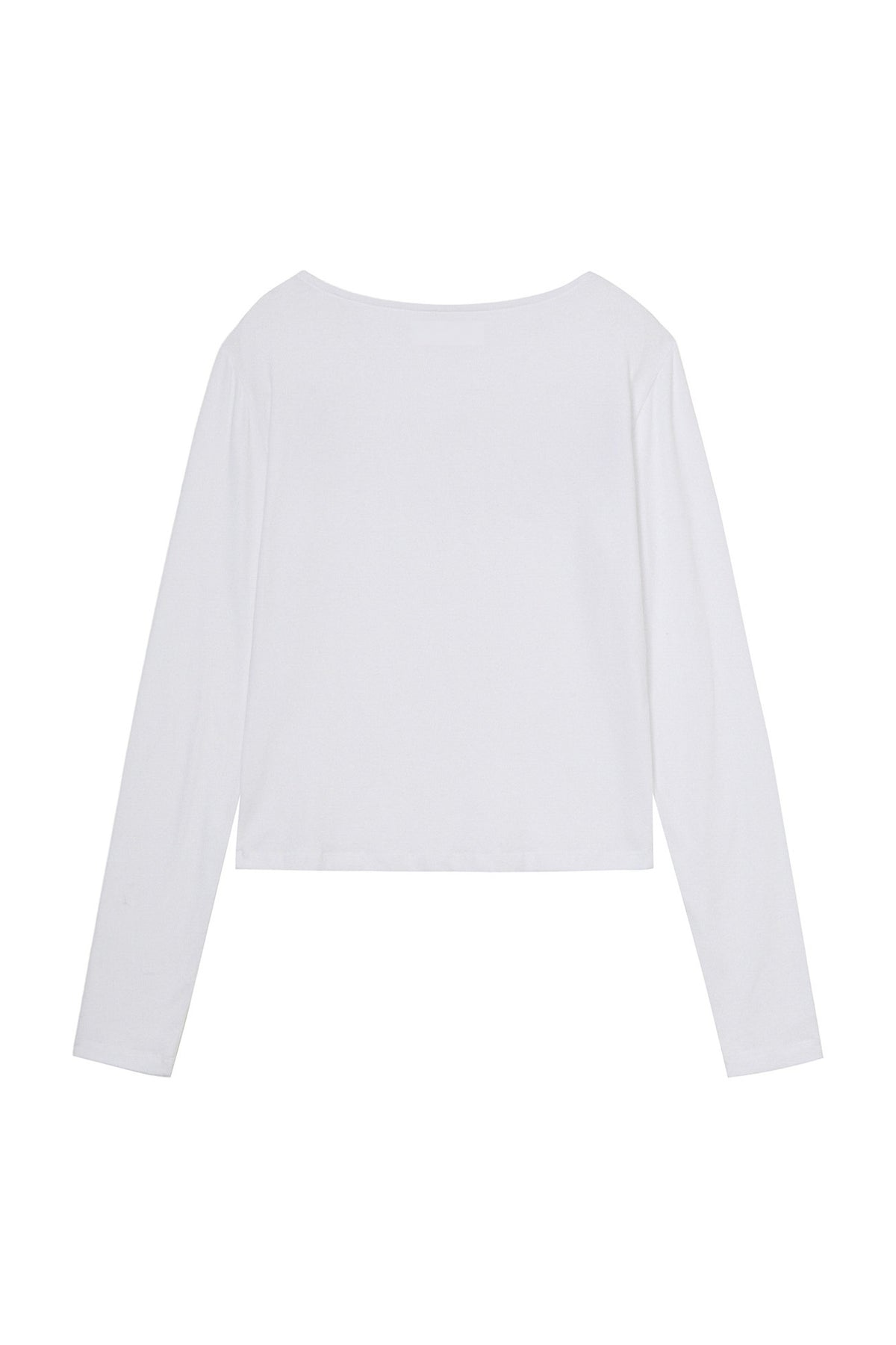 Deinet - I Hate Long Sleeve (White) product image 2 | TRAB K-Fashion Australia