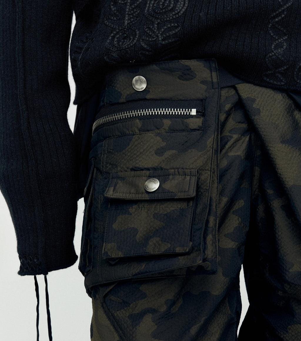 Andersson Bell - 3way Camouflage Pocket Bag (Green) product image 5 | TRAB K-Fashion Australia