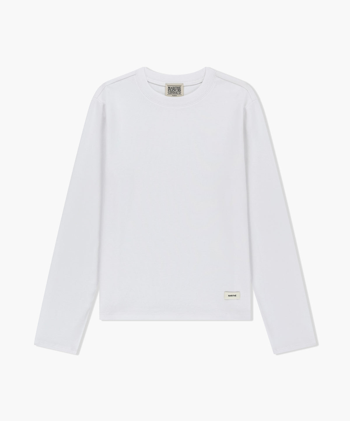 Marithe & Francois Girbaud - Basic Long Sleeve (White) product image 5 | TRAB K-Fashion Australia