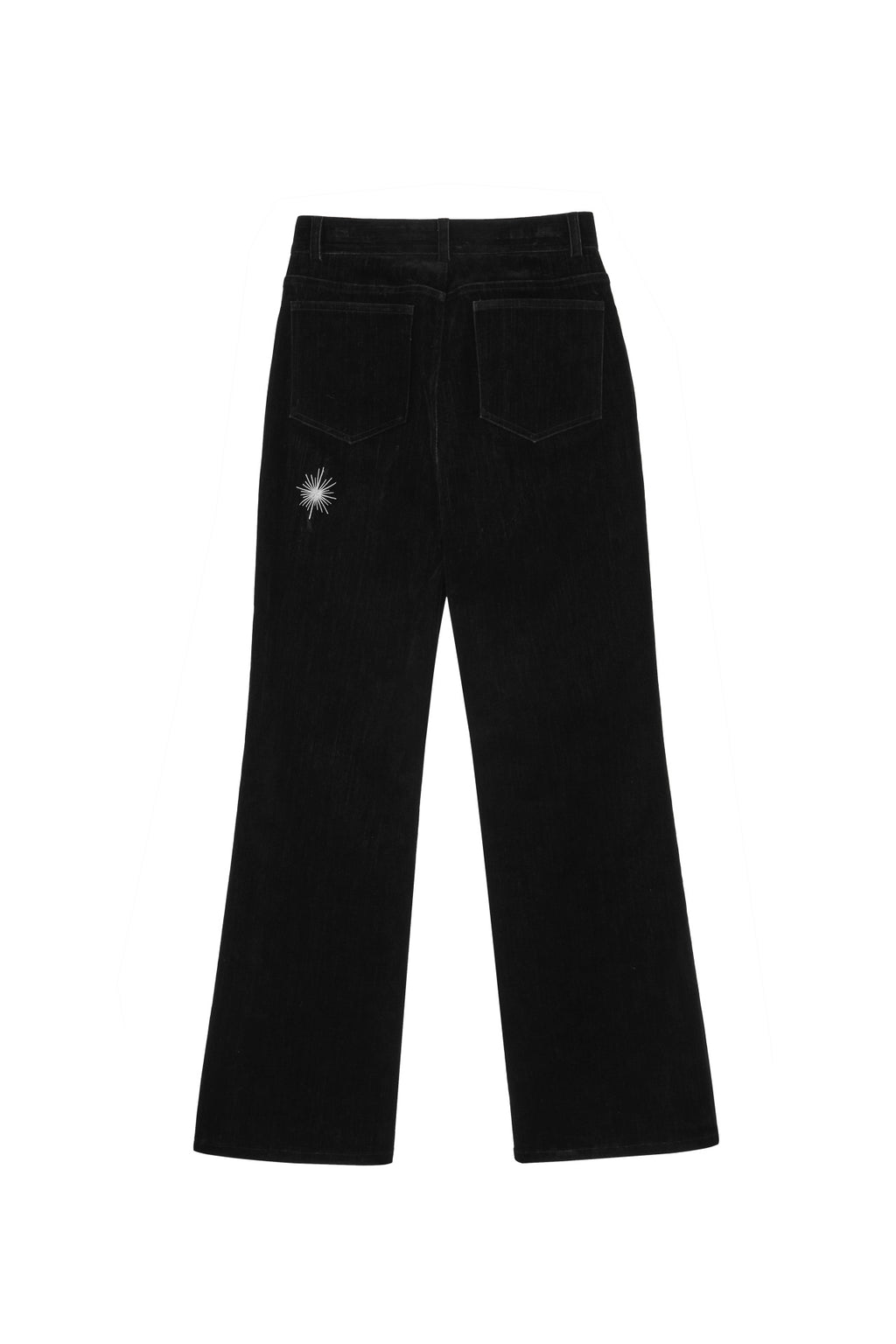 Stu - Embroidery Velvet Denim Pants (Black) product image 15 | TRAB K-Fashion Australia