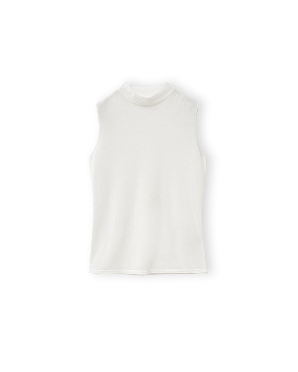 Brownyard - Mock Neck Sleeveless Knit (White) product image 4 | TRAB K-Fashion Australia