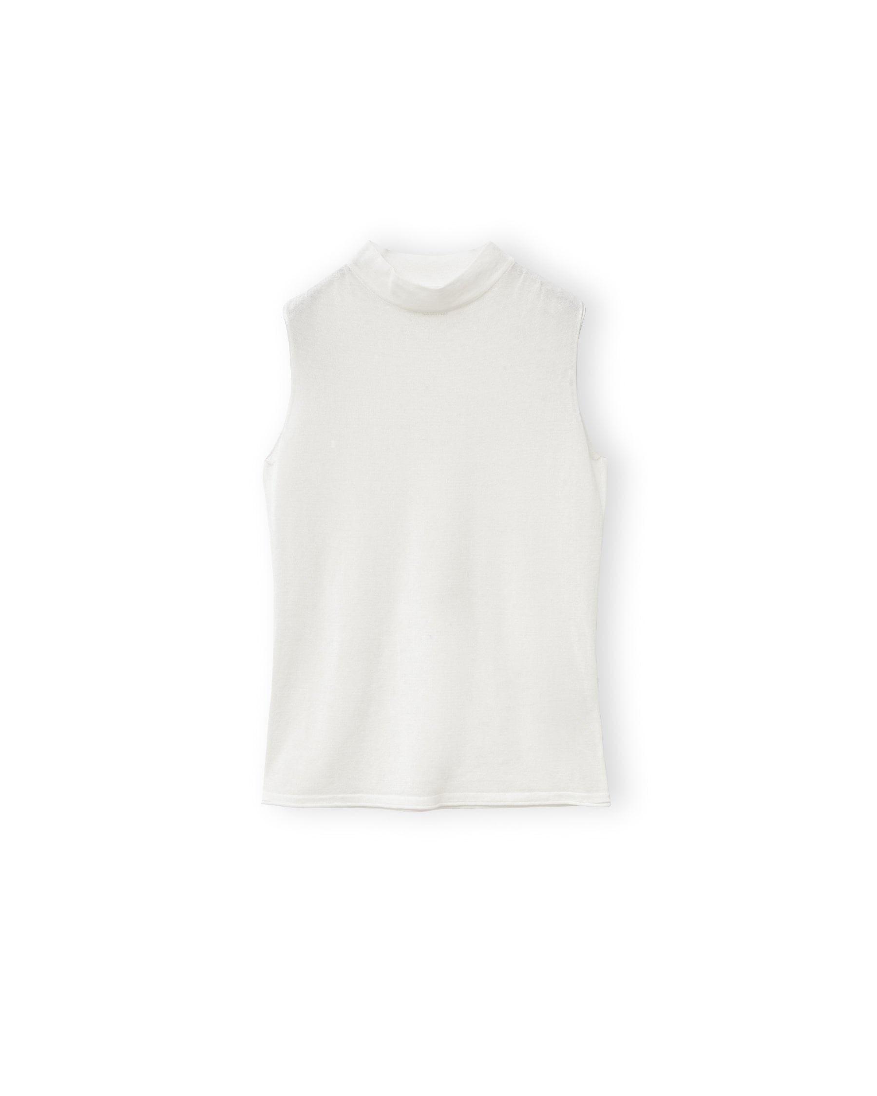 Brownyard - Mock Neck Sleeveless Knit (White) product image 4 | TRAB K-Fashion Australia