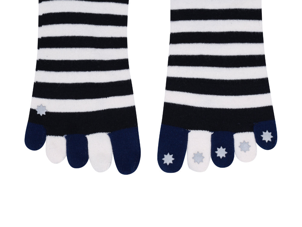 Coyseio - Stripe Five-Toe Socks (Black) product image 14 | TRAB K-Fashion Australia