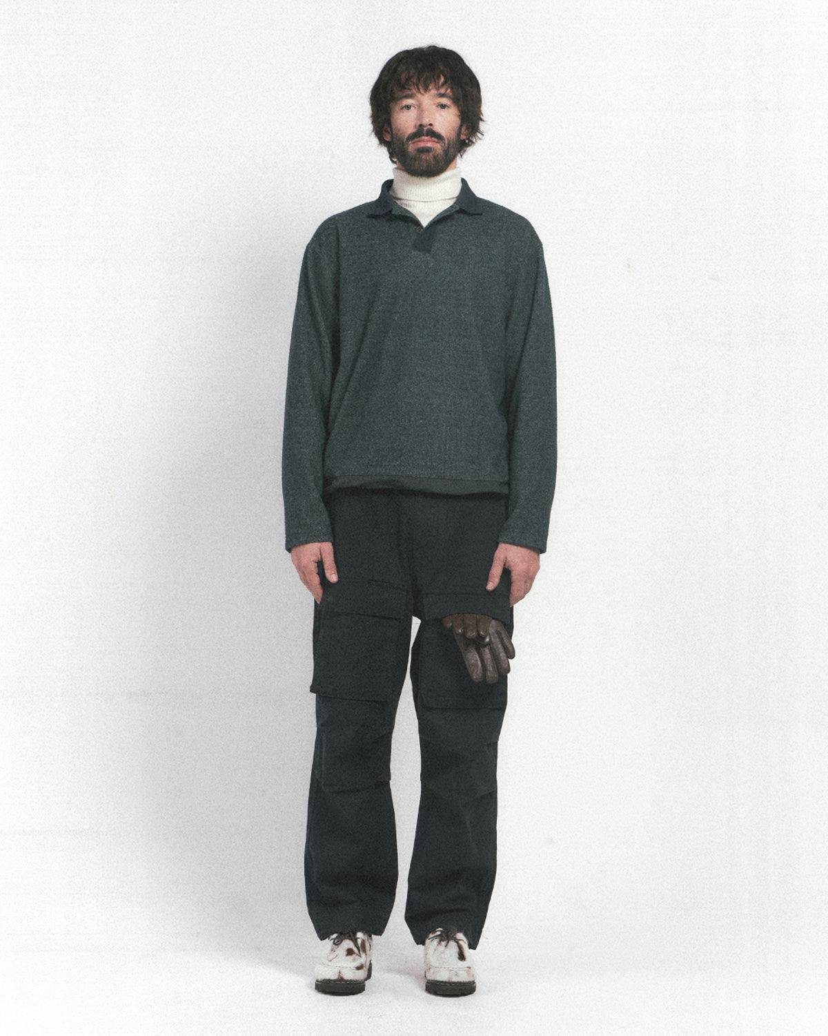 Eastlogue - Functional Relaxed Polo Shirt (Green) product image 4 | TRAB K-Fashion Australia