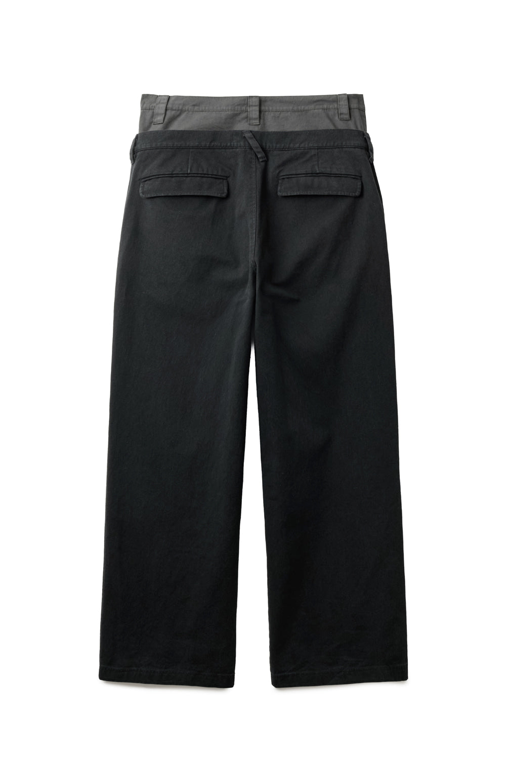 Hatchingroom - Double Waist Pants (Black) product image 2 | TRAB K-Fashion Australia