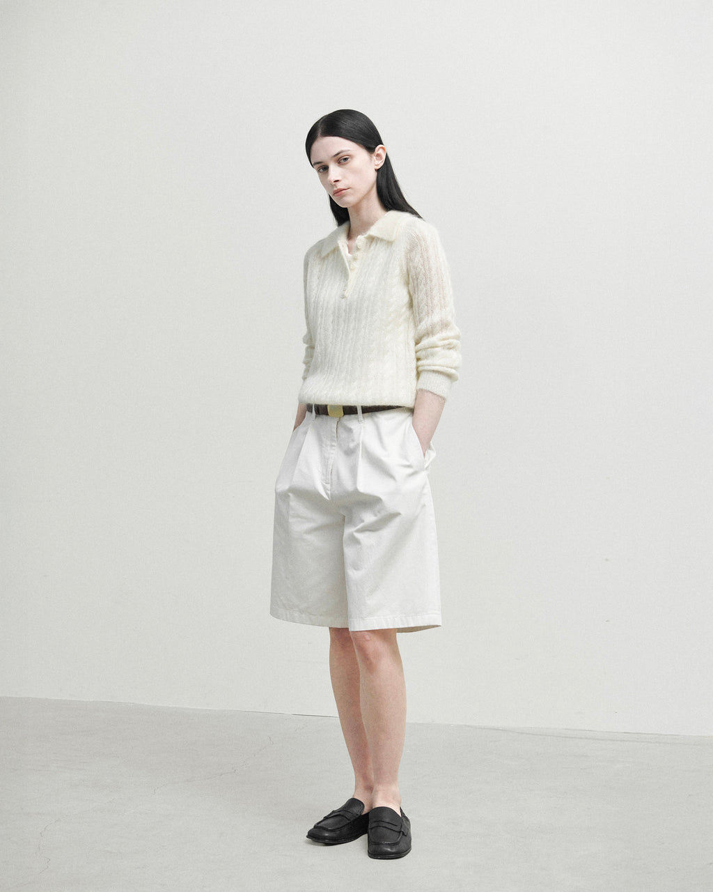 Brownyard - Cable Pique Knit (Ivory) product image 2 | TRAB K-Fashion Australia