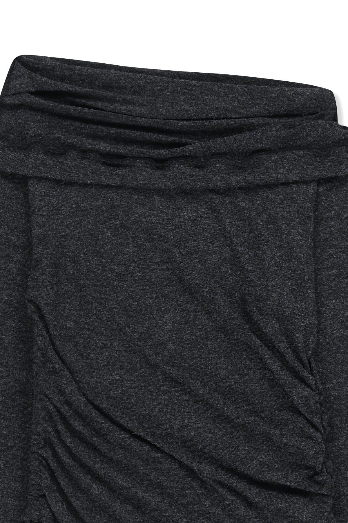 Matin Kim - Asymmetric Side Shirring Top (Charcoal) product image 3 | TRAB K-Fashion Australia