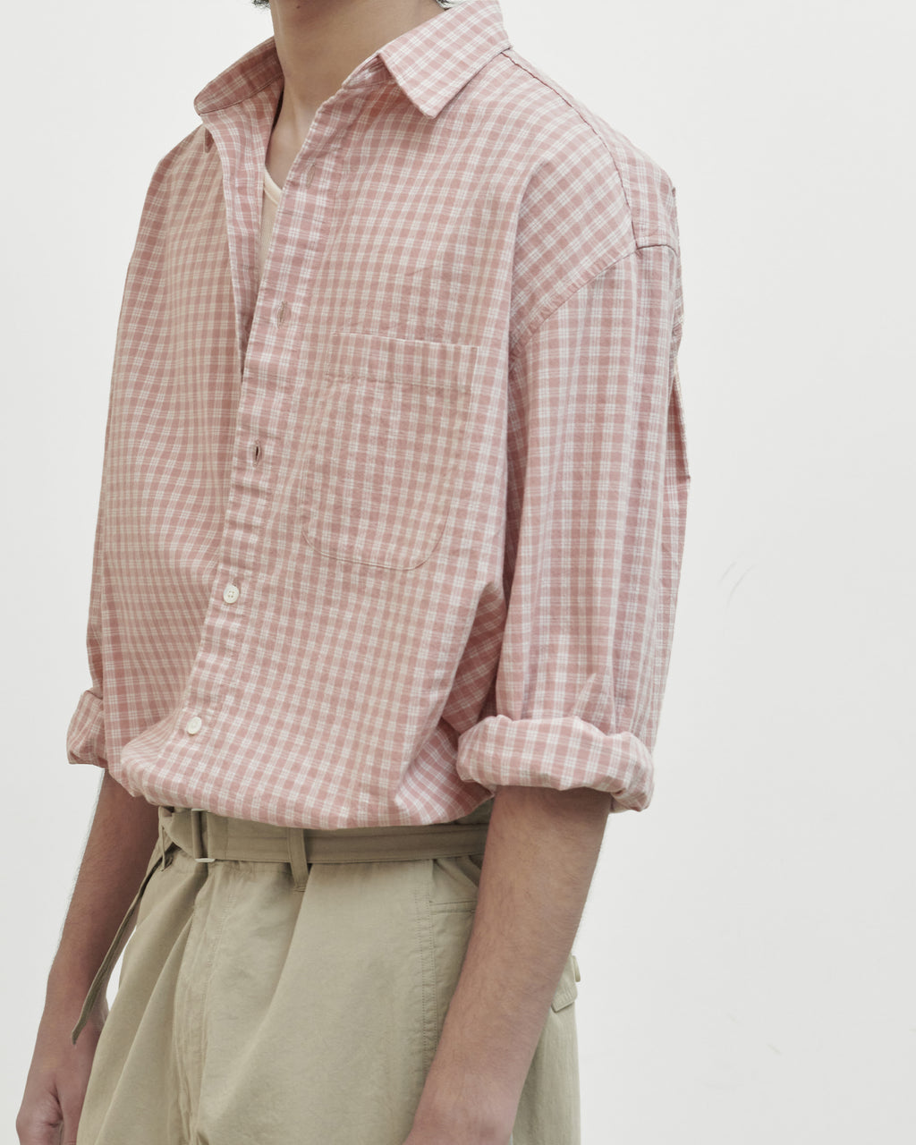 Brownyard - Steady Shirt (Pink Check) product image 4 | TRAB K-Fashion Australia