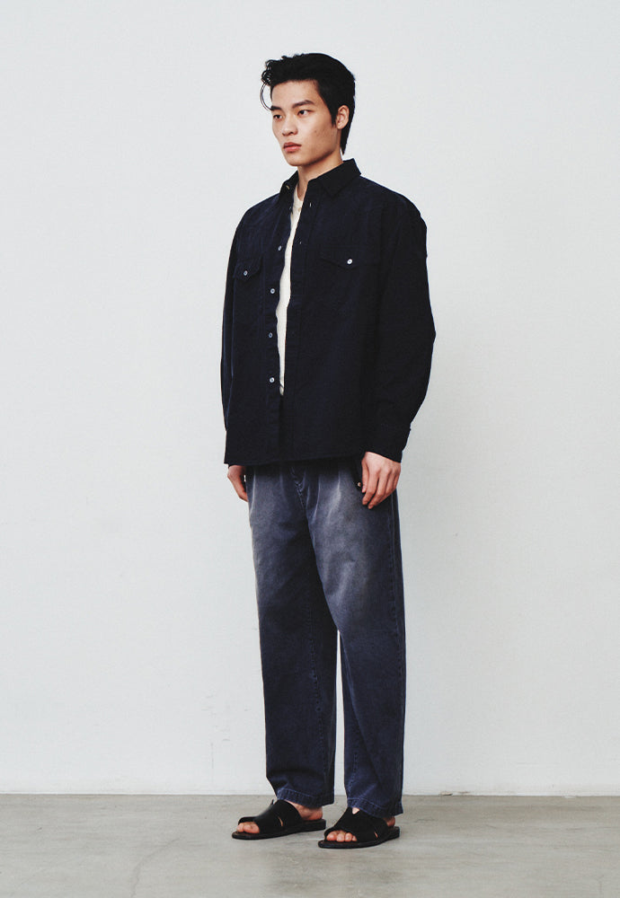 Art if acts - Brushed Chino Pants (Dark Navy) product image 2 | TRAB K-Fashion Australia