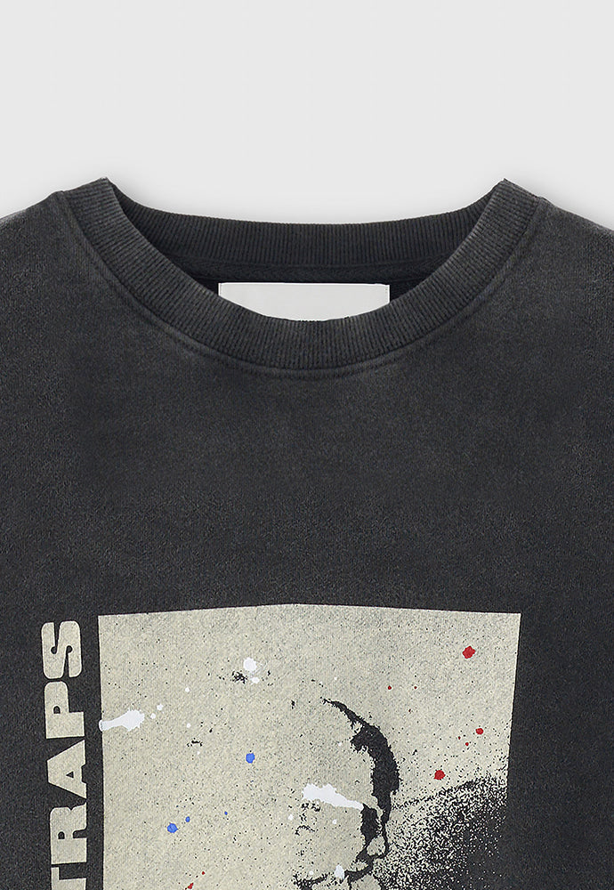 Tonywack - Rueflex Hand-Painted Sweatshirt (Faded Black) product image 8 | TRAB K-Fashion Australia