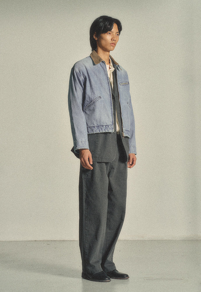 Art if acts - Marina Denim Work Jacket (Used Light Indigo) product image 4 | TRAB K-Fashion Australia