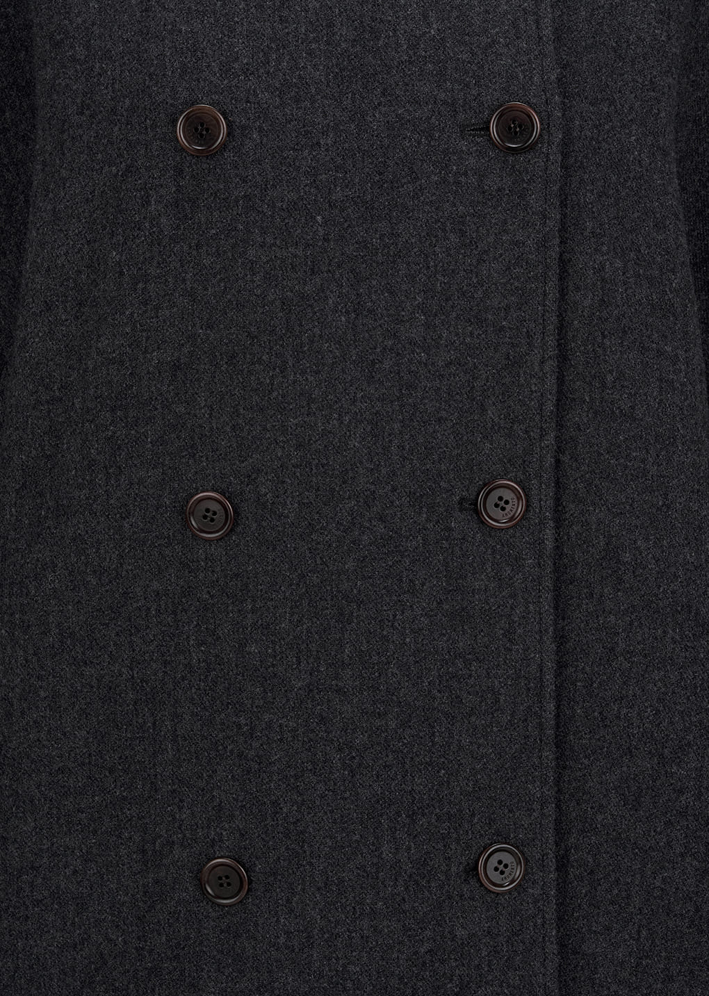 Amomento - rounded half coat (Charcoal) product image 14 | TRAB K-Fashion Australia