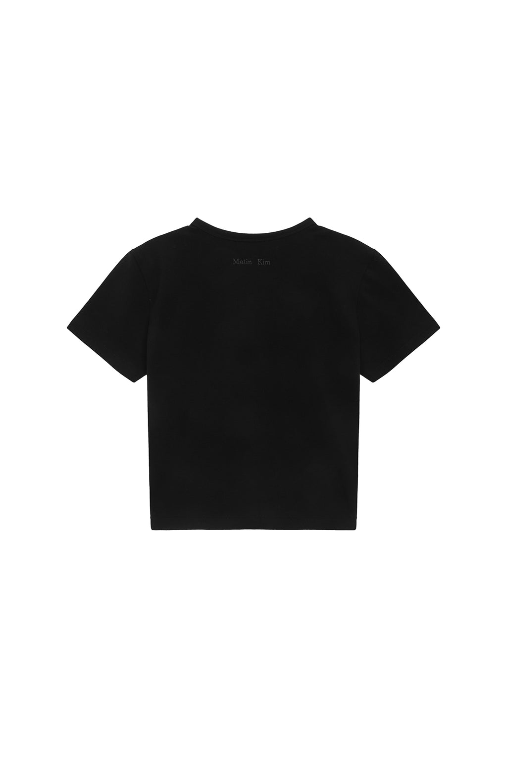 Matin Kim - Glitter Print Lettering Top (Black) product image 2 | TRAB K-Fashion Australia