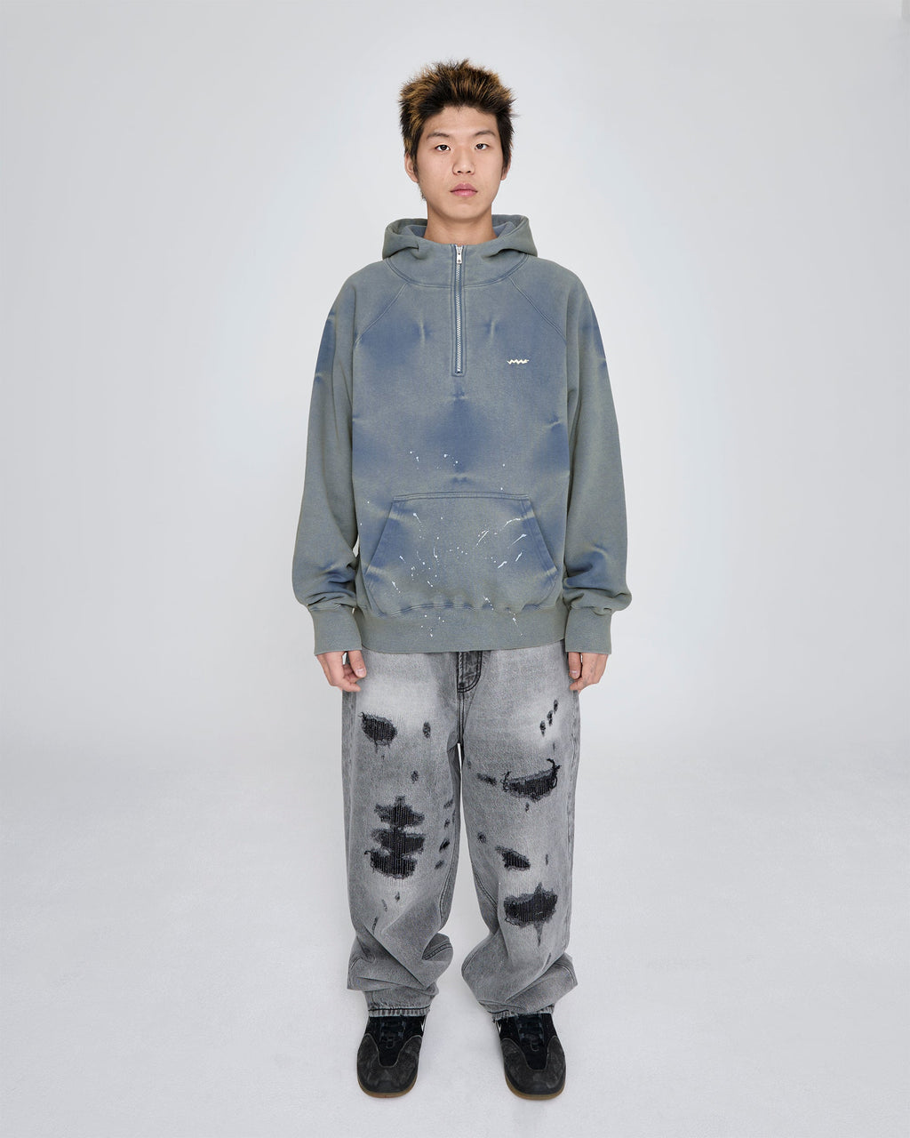 yeseyesee - SN Painted Hoodie (Smoky Blue) product image 7 | TRAB K-Fashion Australia